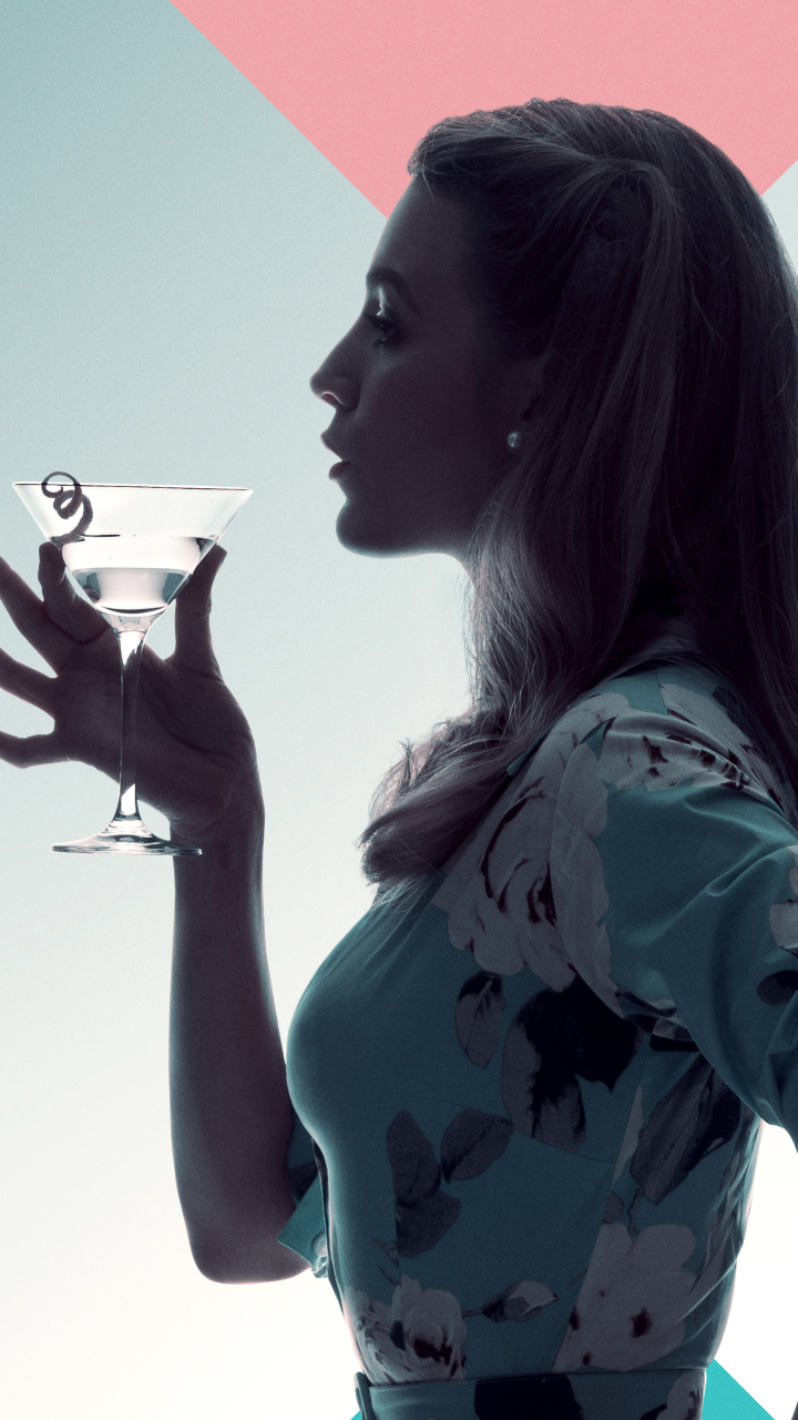movie, a simple favor, blake lively, martini