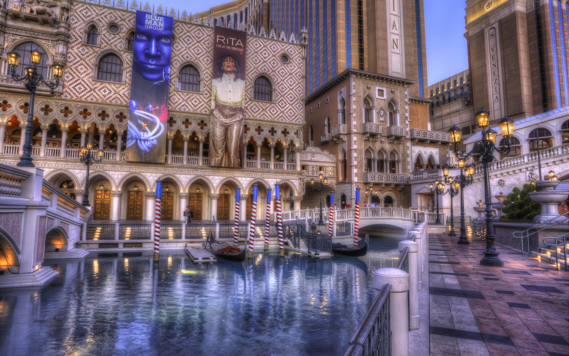 Популярні заставки і фони Венеціанський Лас Вегас на комп'ютер