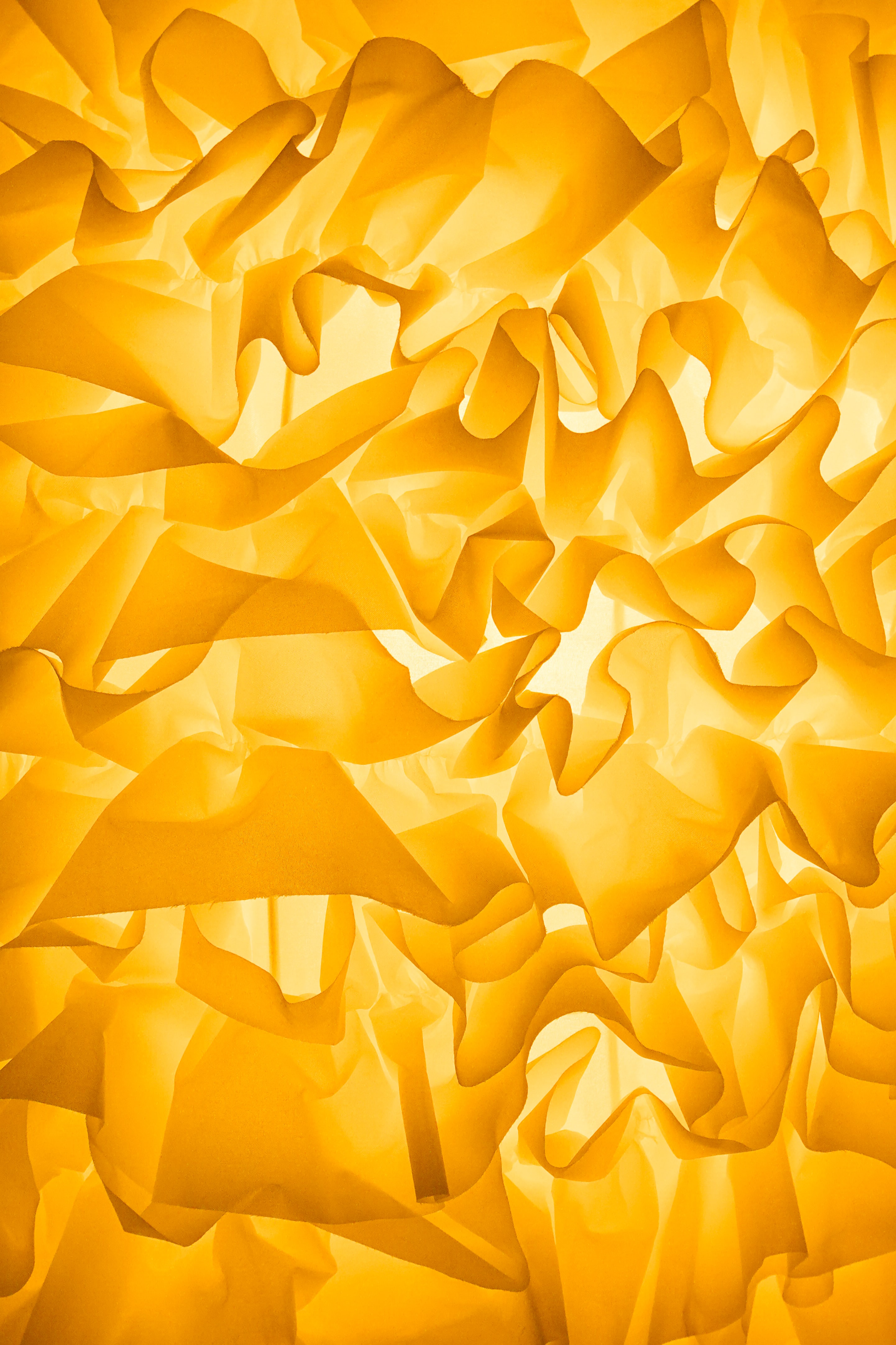 yellow, texture, textures, folds, pleating, crumpled