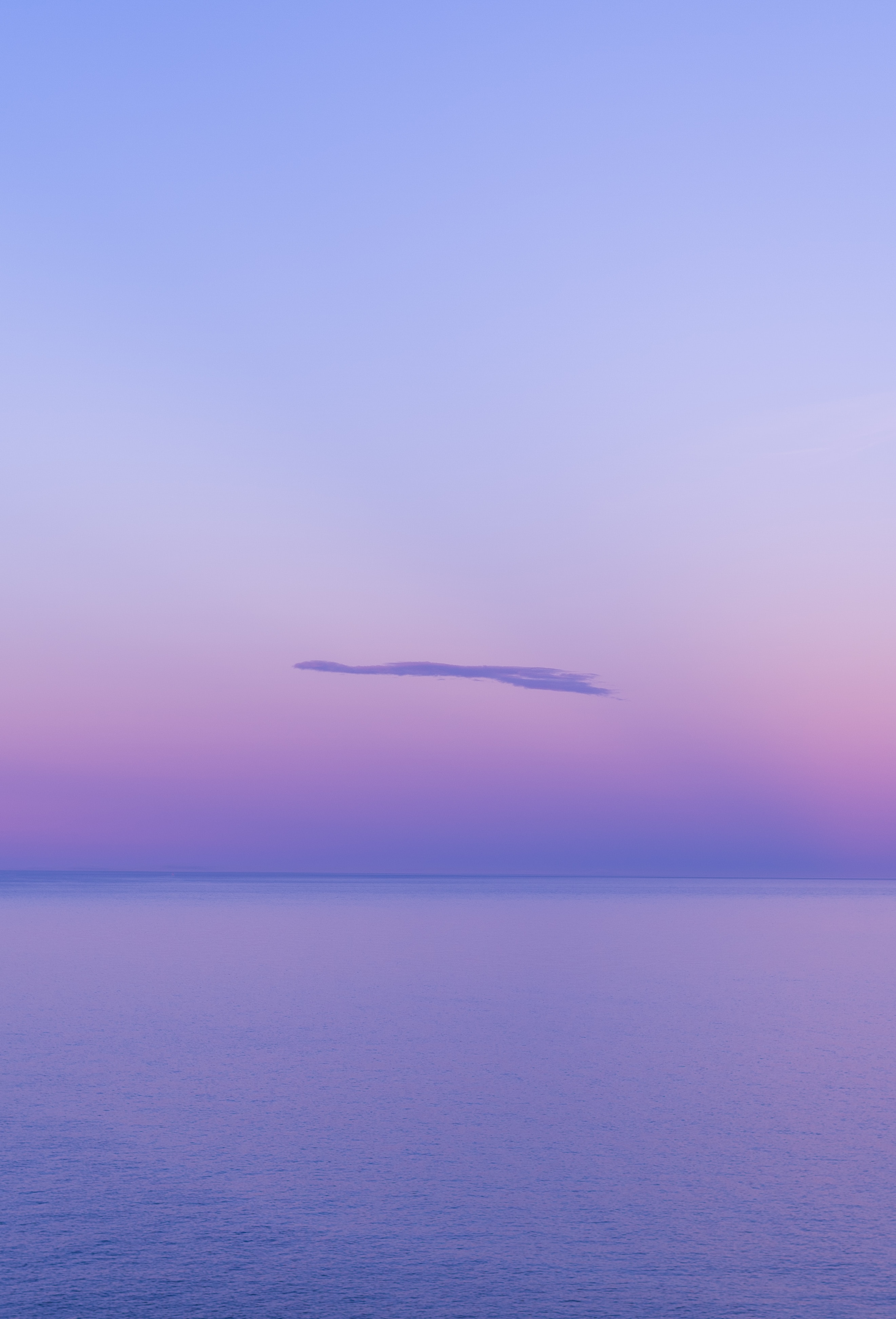 62616 скачать картинку пурпурный, природа, вода, горизонт, облако, дымка - обои и заставки бесплатно