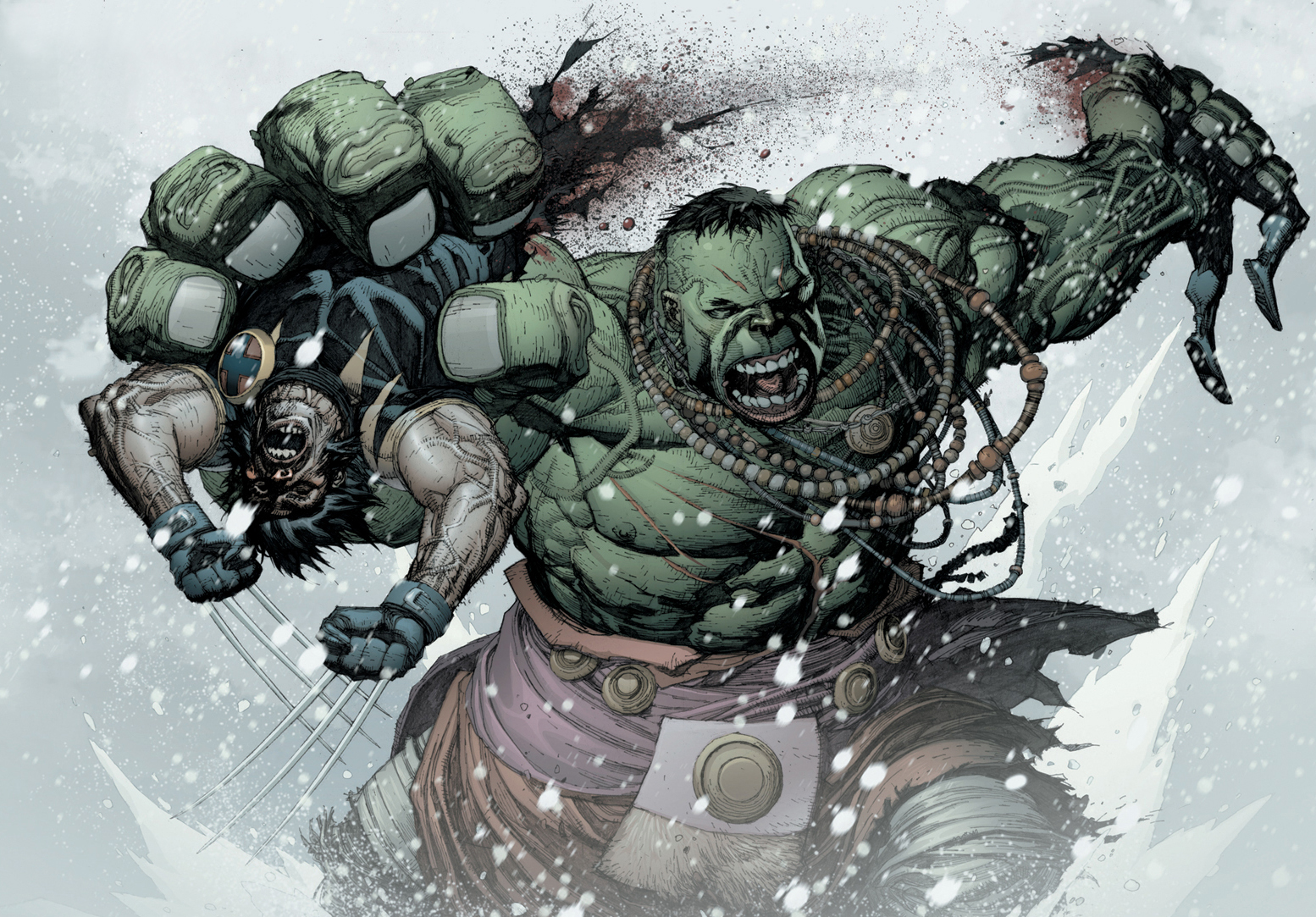 Baixar papéis de parede de desktop Ultimate Wolverine Vs Hulk HD
