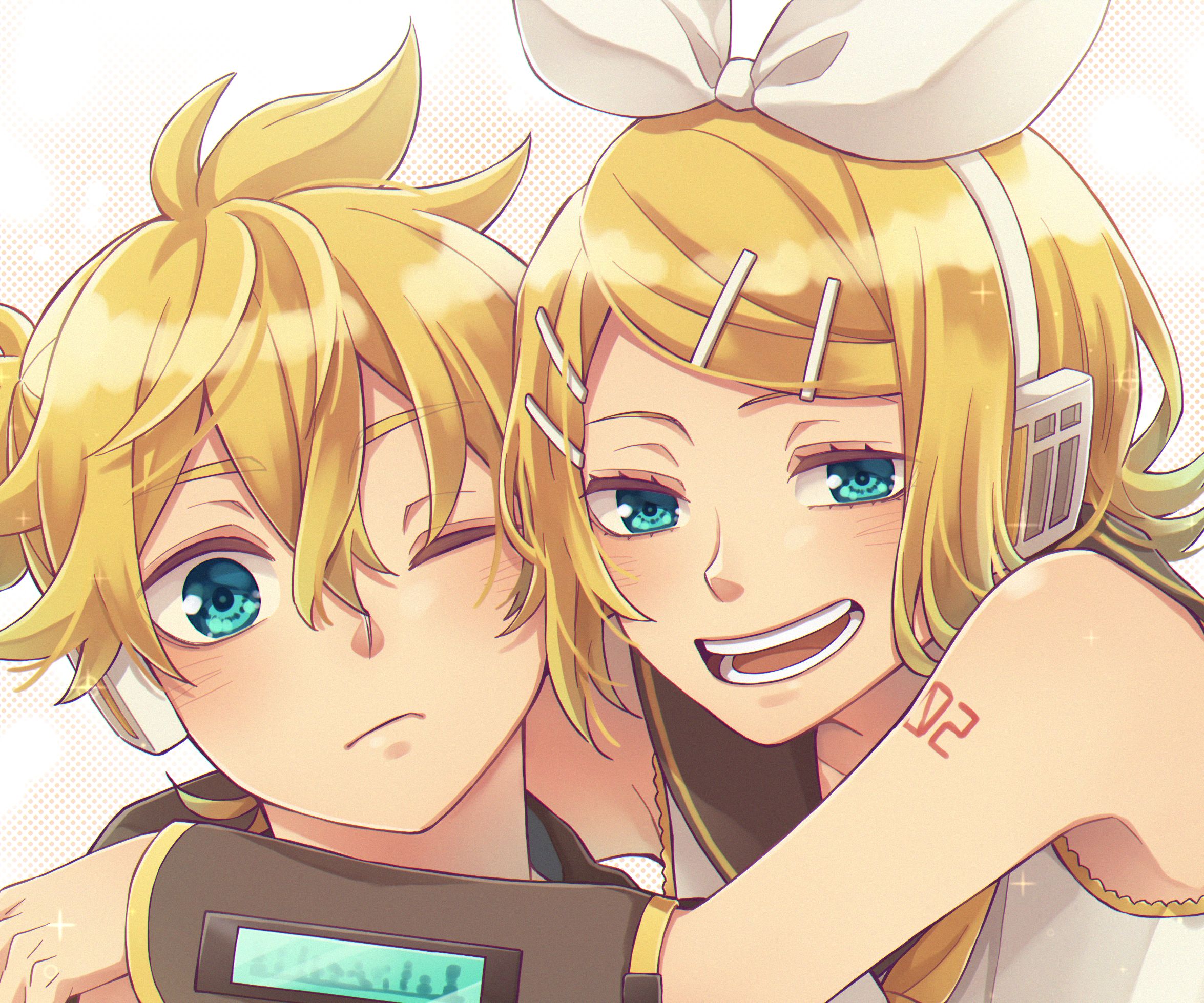 Baixar papel de parede para celular de Anime, Vocaloid, Rin Kagamine, Len Kagamine gratuito.