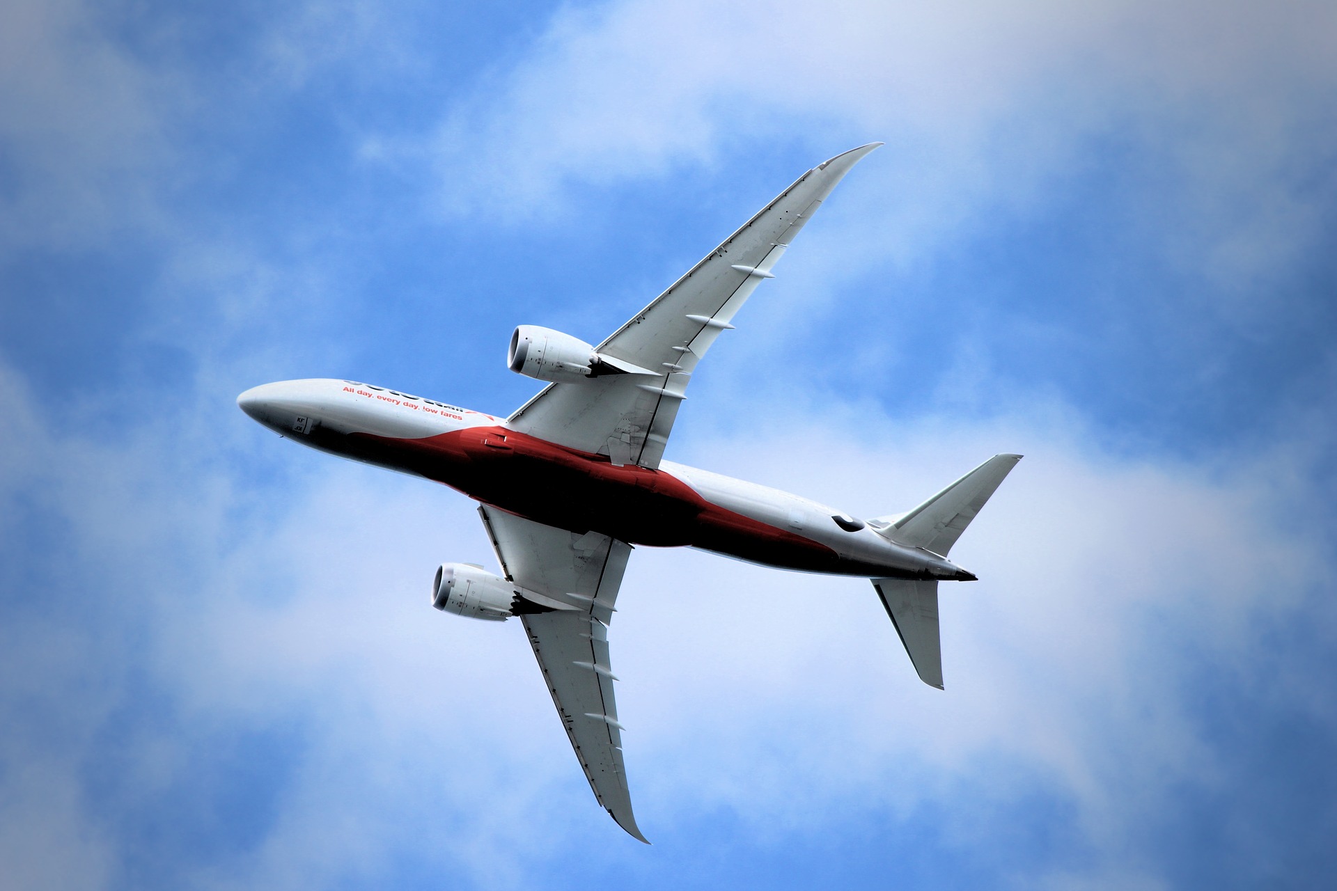 Download mobile wallpaper Sky, Airplane, Aircraft, Passenger Plane, Flying, Vehicles for free.