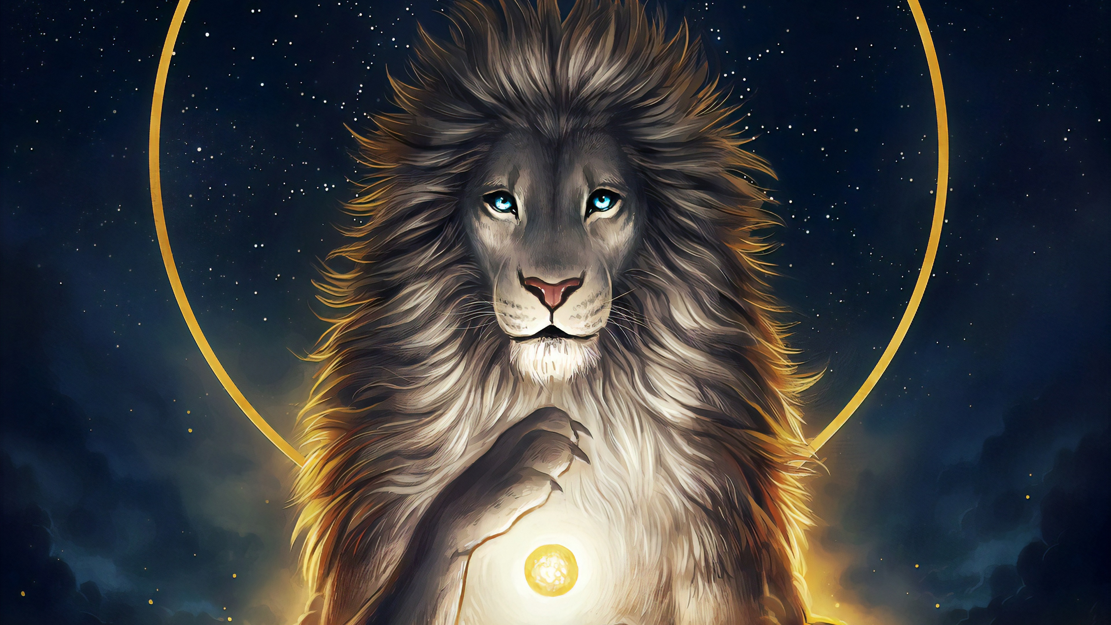 Download mobile wallpaper Fantasy, Lion, Fantasy Animals for free.