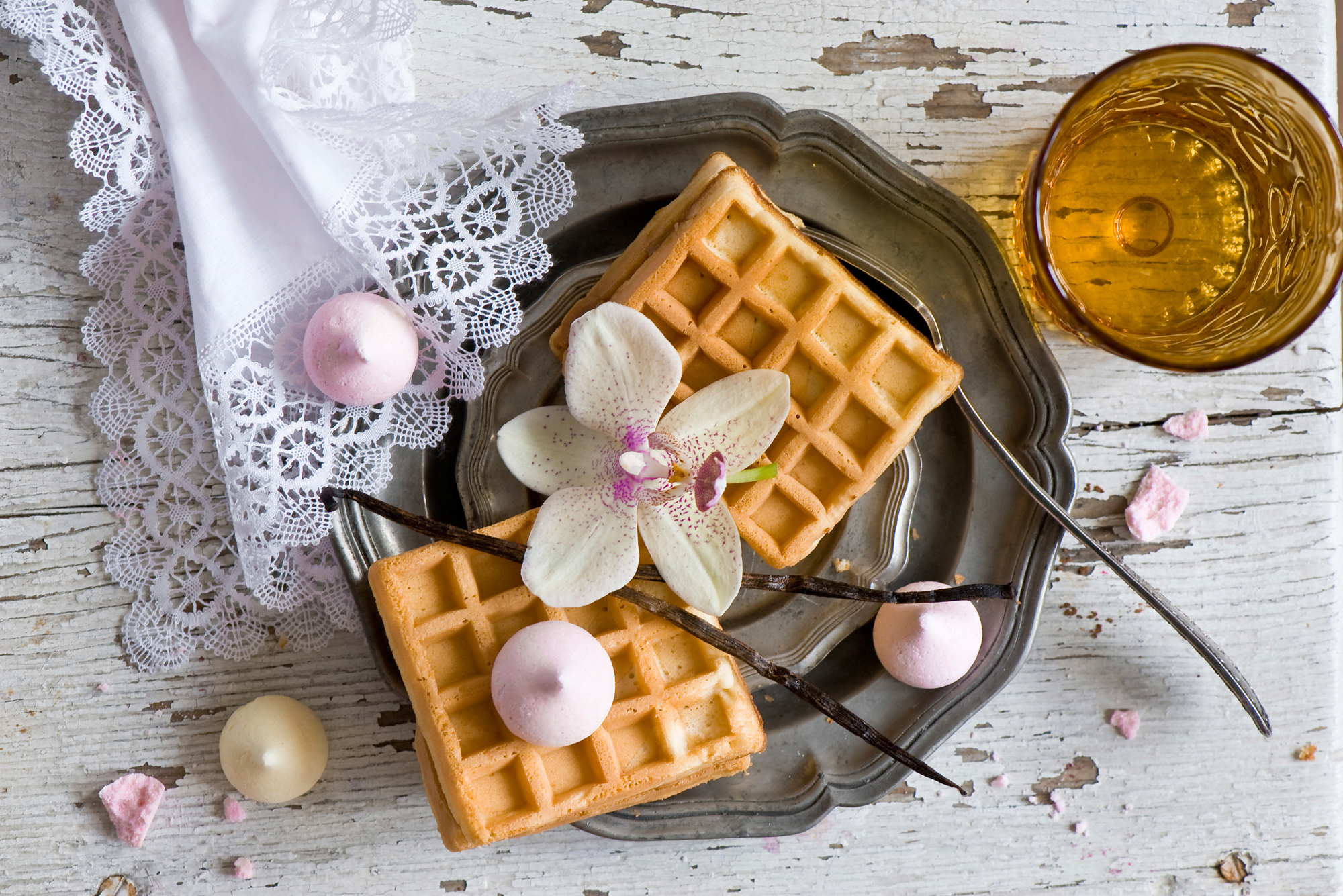 Download mobile wallpaper Food, Still Life, Waffle for free.