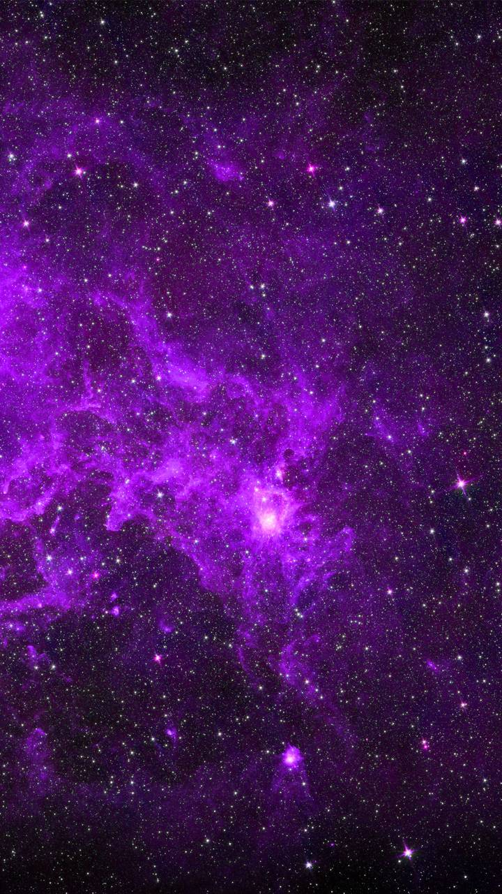 Descarga gratuita de fondo de pantalla para móvil de Estrellas, Violeta, Nebulosa, Espacio, Púrpura, Ciencia Ficción.