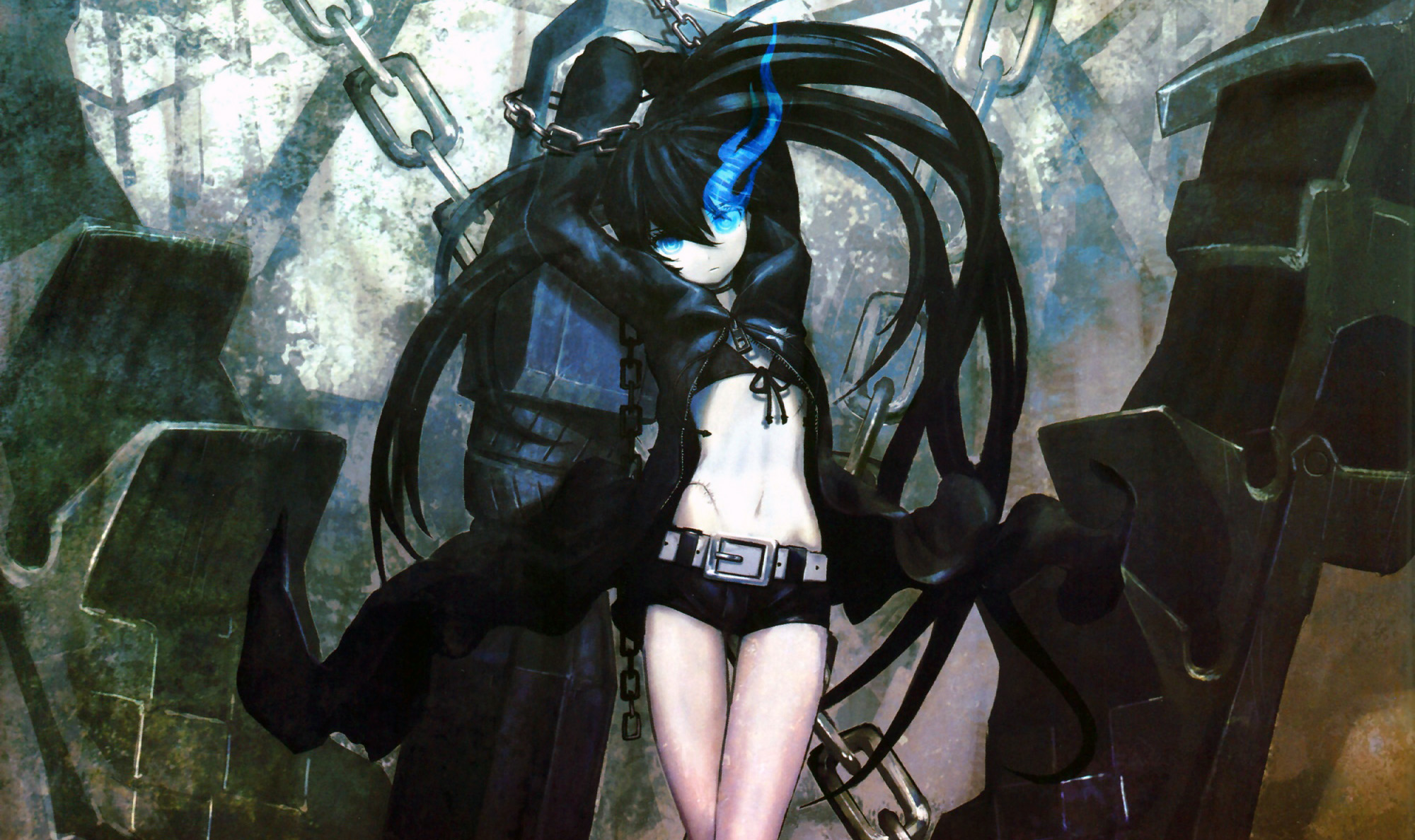 Download mobile wallpaper Anime, Black Rock Shooter for free.