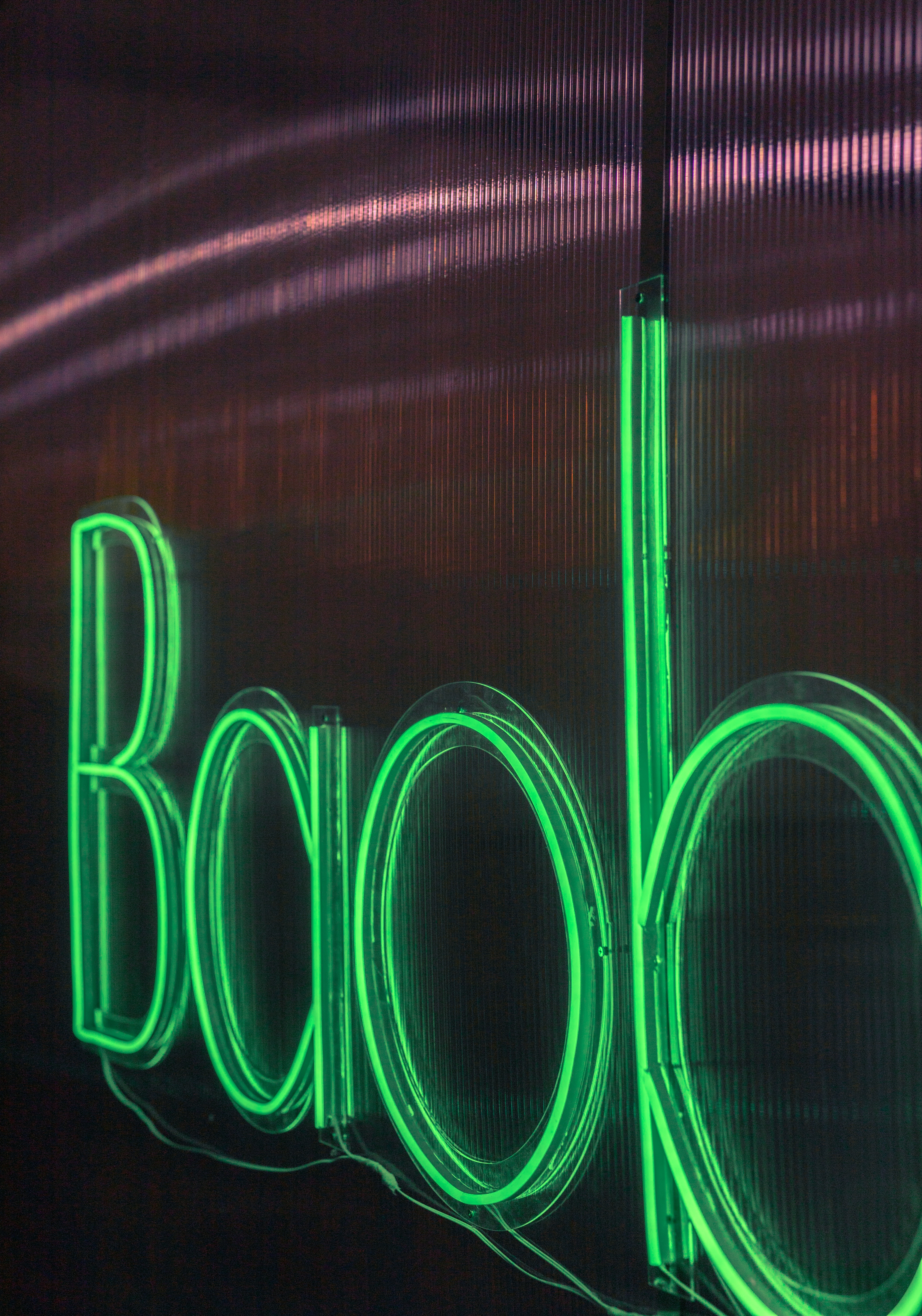 green, words, shine, light, neon, text, sign, signboard, letters