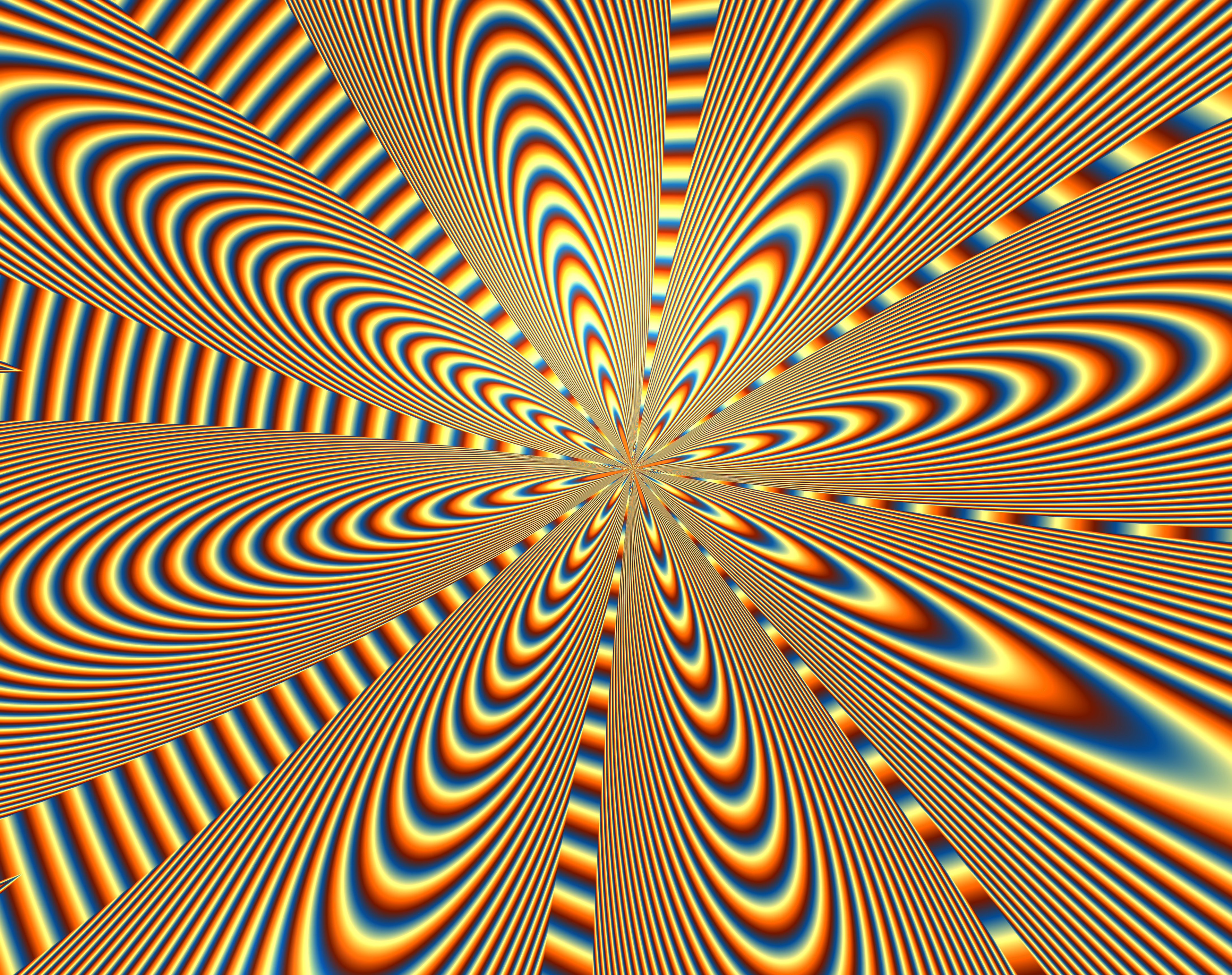 optical illusion, wavy, rotation, lines, abstract