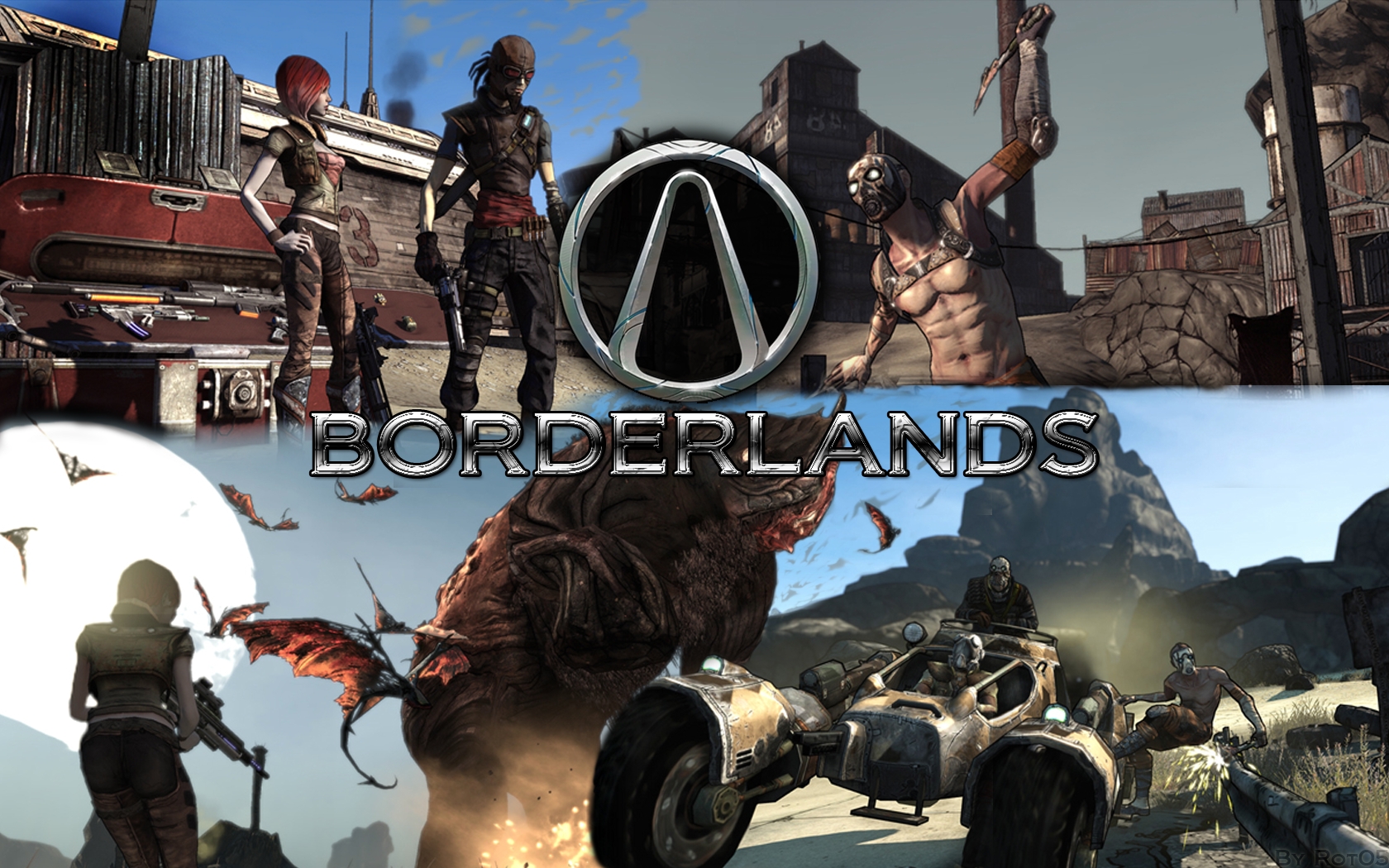 Laden Sie das Computerspiele, Borderlands-Bild kostenlos auf Ihren PC-Desktop herunter