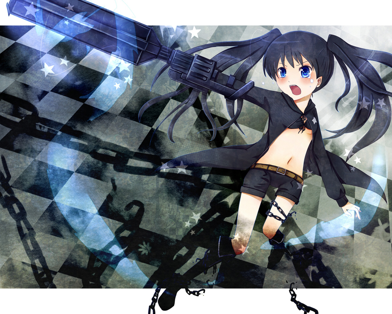 Free download wallpaper Anime, Black Rock Shooter on your PC desktop