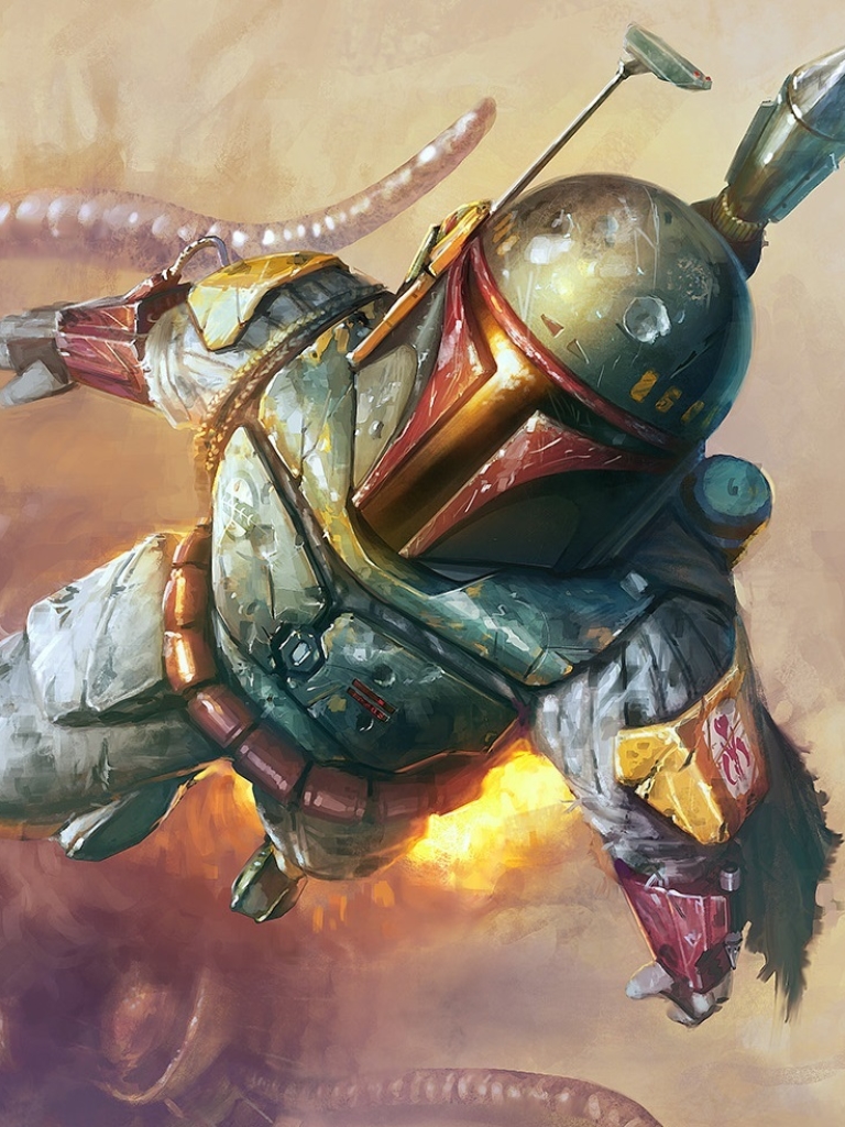 Download mobile wallpaper Star Wars, Sci Fi, Boba Fett for free.