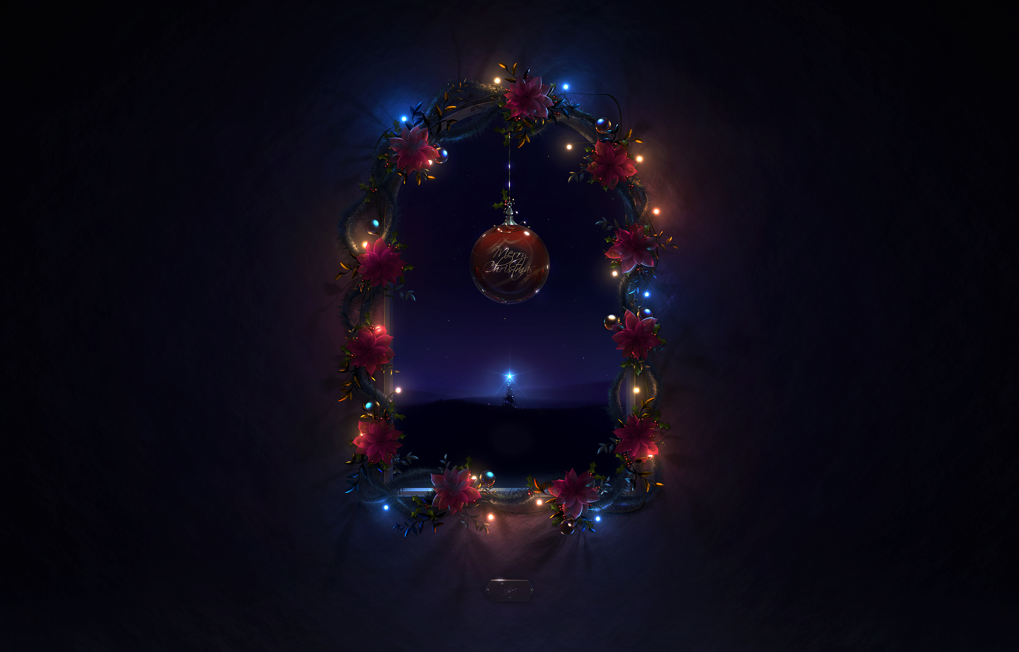 Free download wallpaper 3D, Christmas, Holiday, Cgi, Merry Christmas on your PC desktop