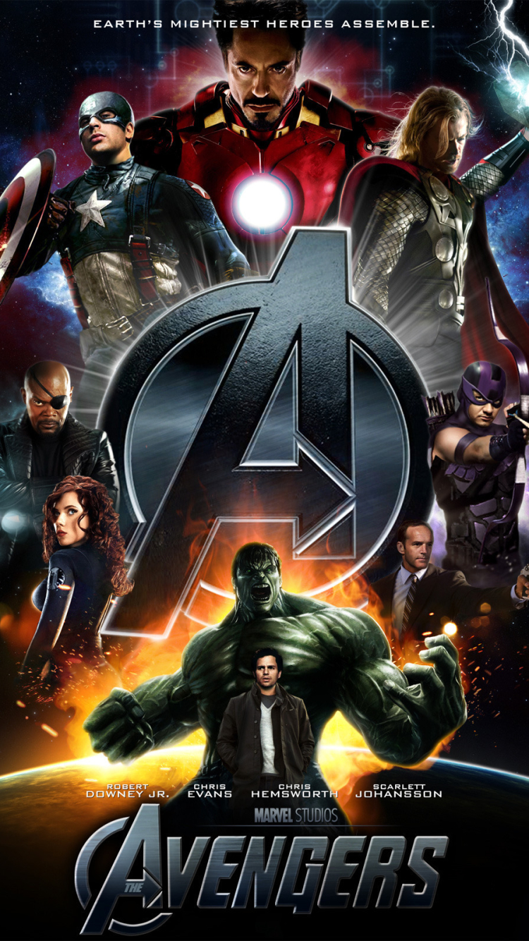 Download mobile wallpaper Avengers, Movie, The Avengers for free.
