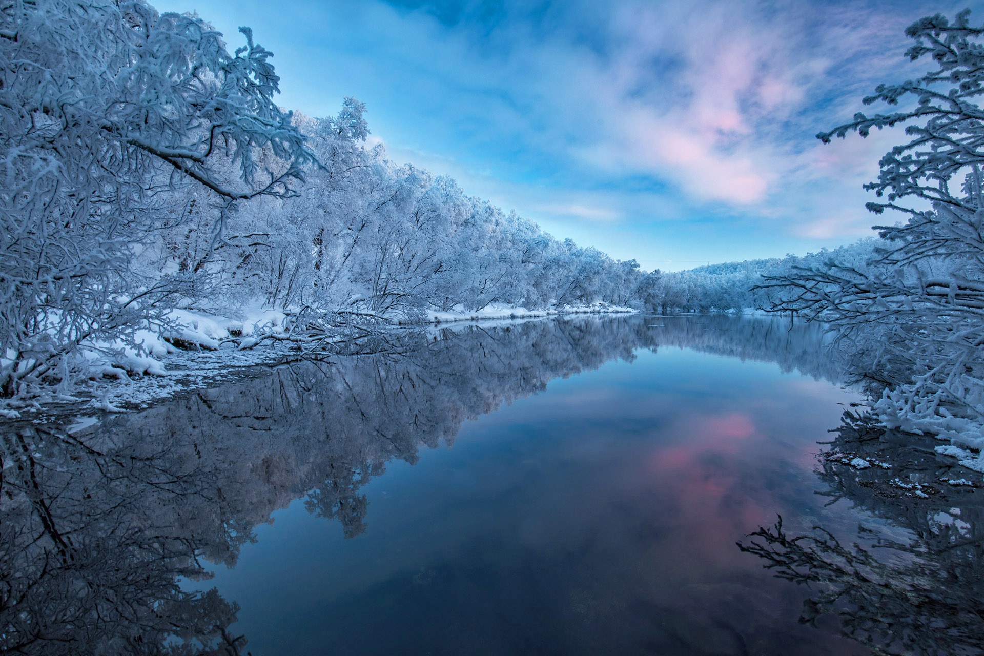 Laden Sie das Winter, Natur, Seen, See, Erde/natur, Spiegelung-Bild kostenlos auf Ihren PC-Desktop herunter
