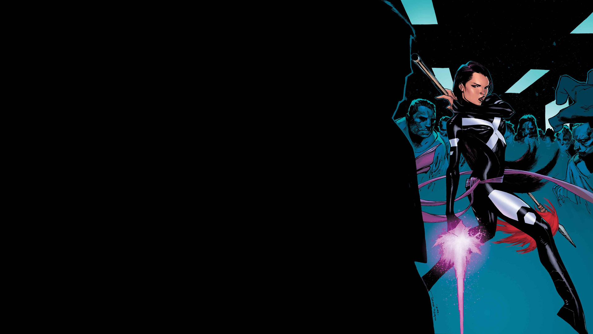 Baixar papel de parede para celular de História Em Quadrinhos, Psylocke gratuito.