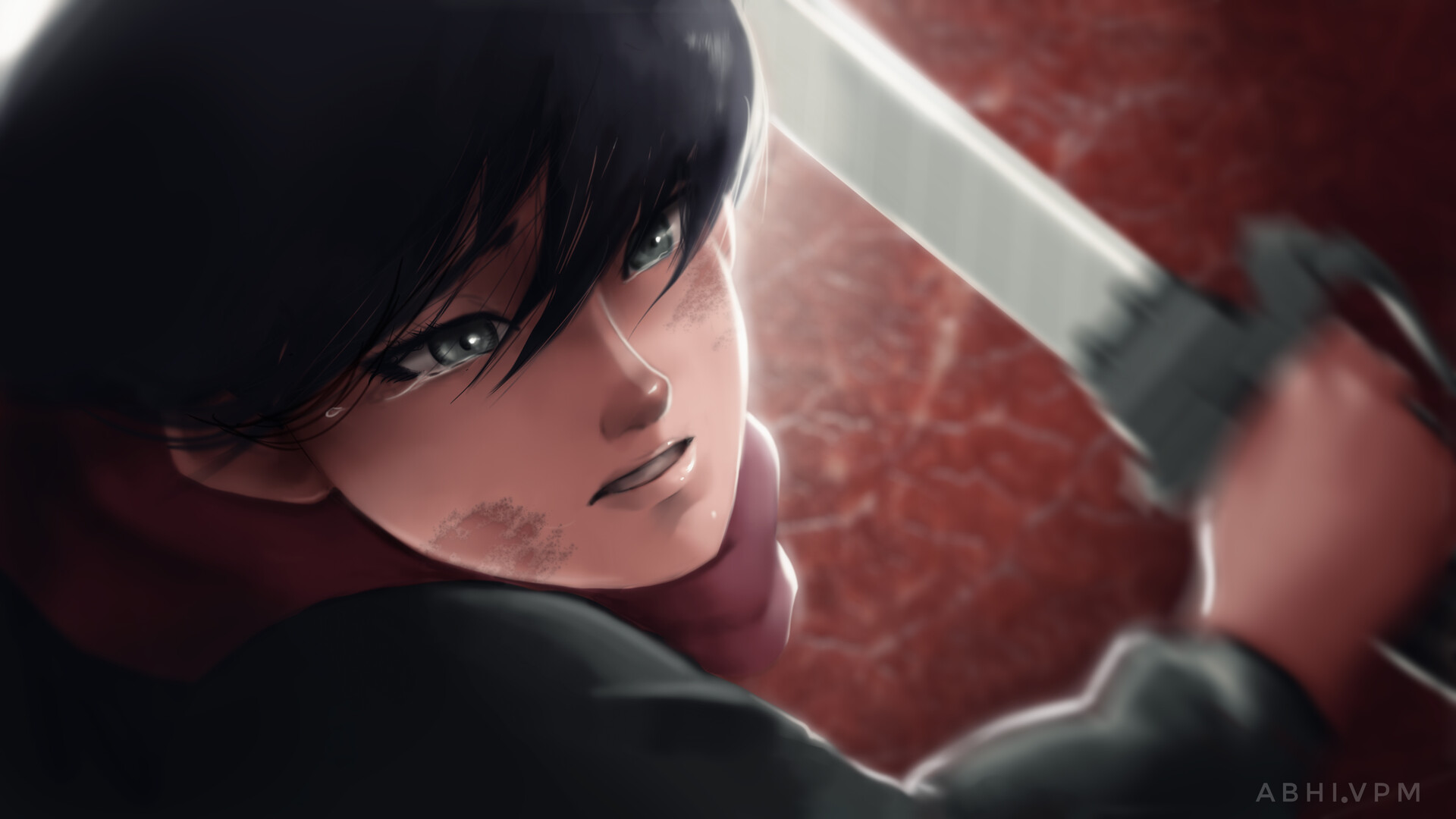 Laden Sie das Animes, Mikasa Ackermann, Attack On Titan-Bild kostenlos auf Ihren PC-Desktop herunter