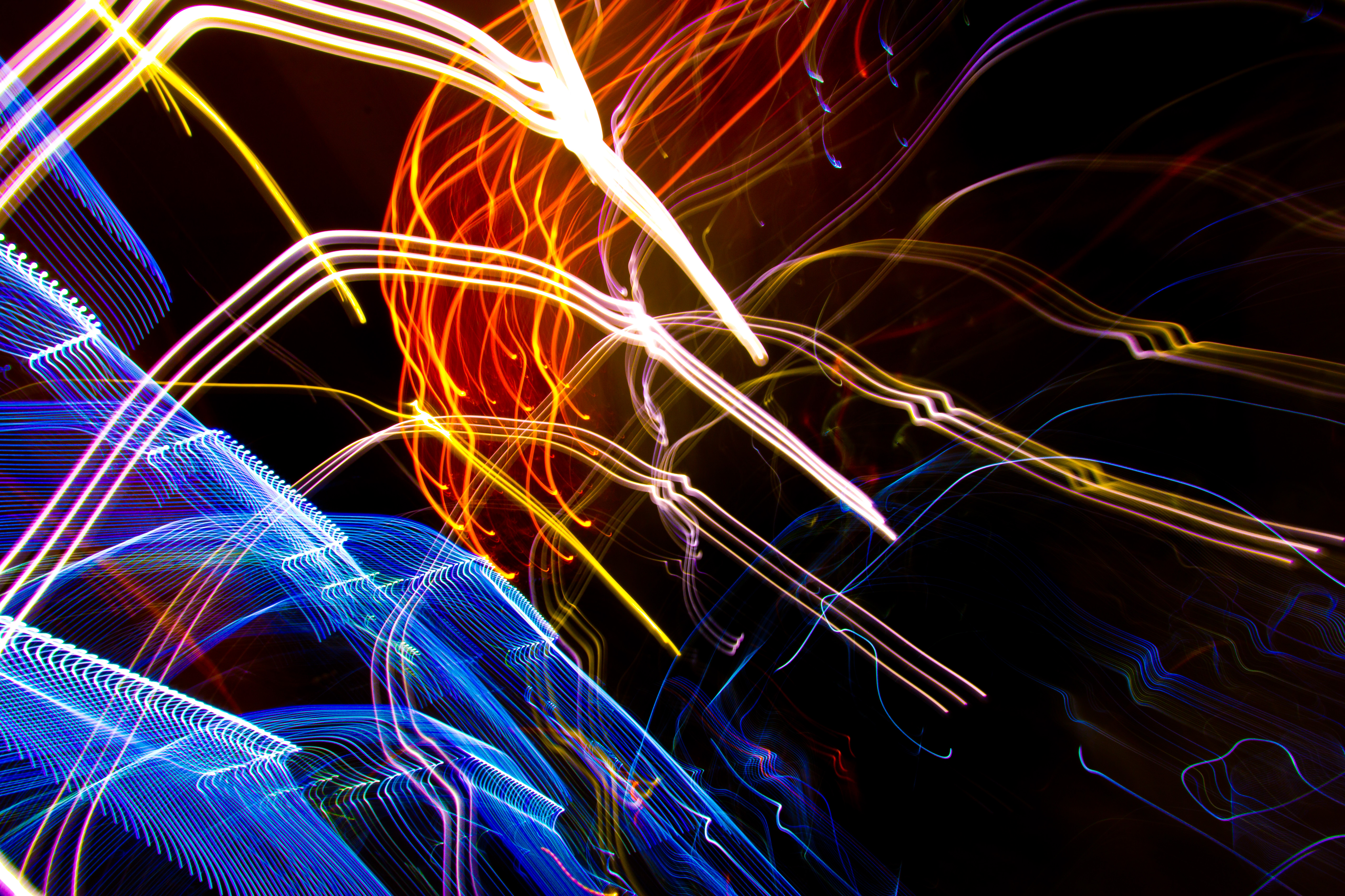 Free download wallpaper Freezelight, Abstract, Long Exposure, Glow on your PC desktop