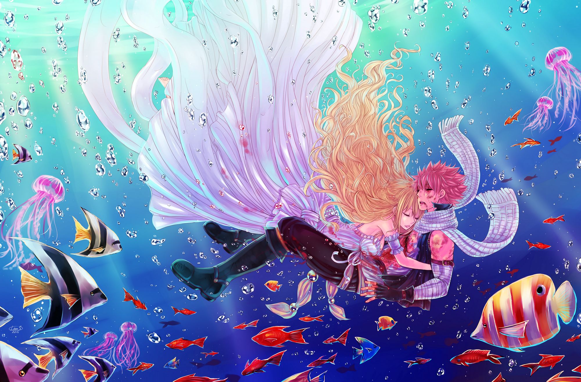 Laden Sie das Animes, Fairy Tail, Lucy Heartfilia, Natsu Dragneel, Nalu (Fairy Tail)-Bild kostenlos auf Ihren PC-Desktop herunter