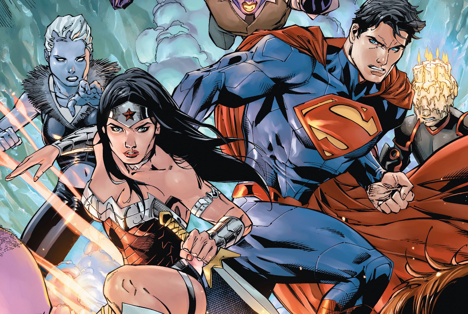 Free download wallpaper Superman, Comics, Wonder Woman on your PC desktop