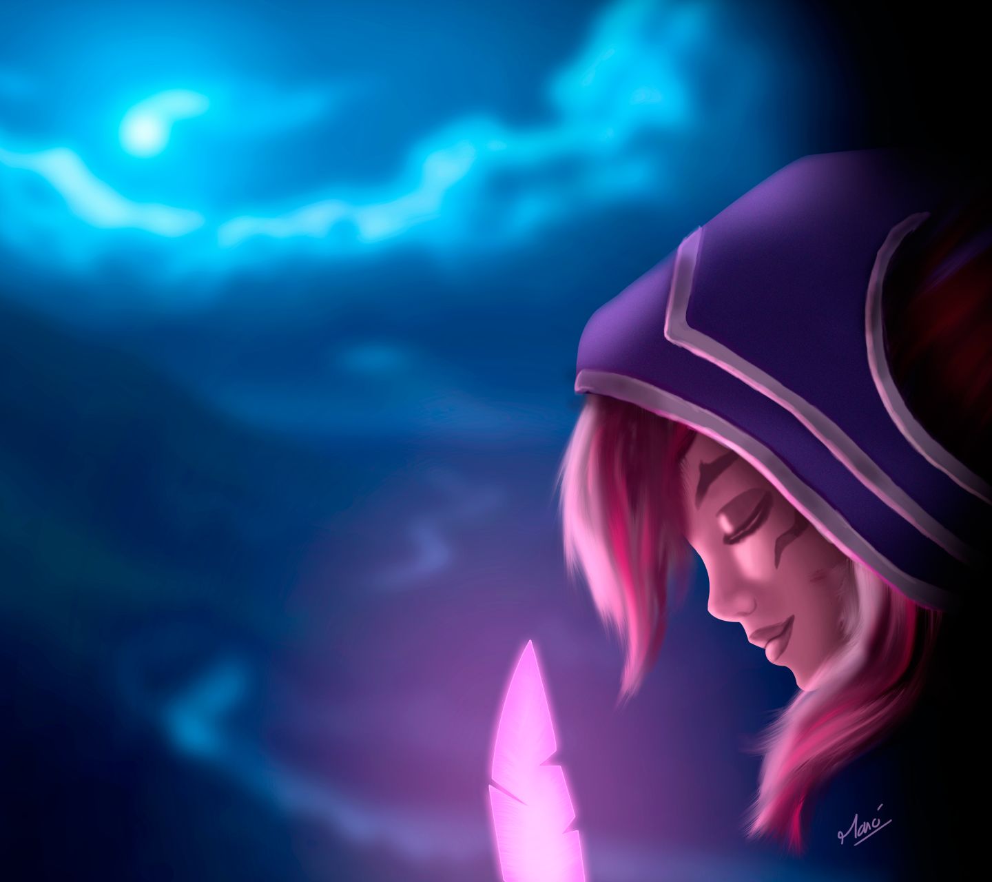 Free download wallpaper Feather, League Of Legends, Video Game, Xayah (League Of Legends) on your PC desktop
