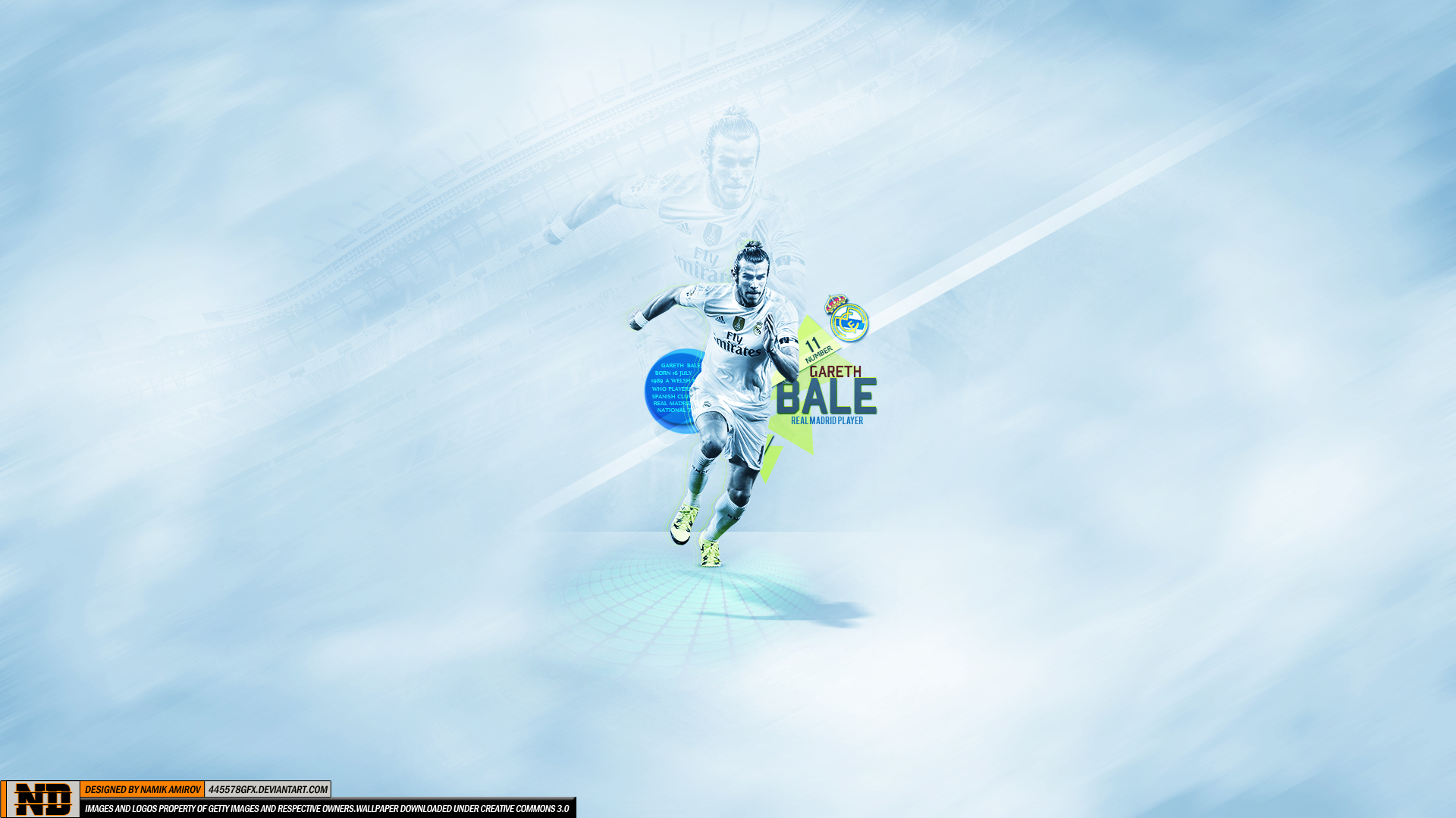 Baixar papel de parede para celular de Esportes, Futebol, Real Madrid C F, Gareth Bale, Galês gratuito.