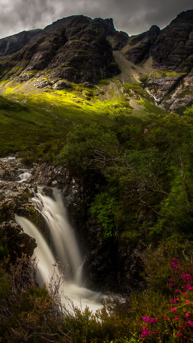 Handy-Wallpaper Landschaft, Wasserfälle, Wasserfall, Erde/natur kostenlos herunterladen.