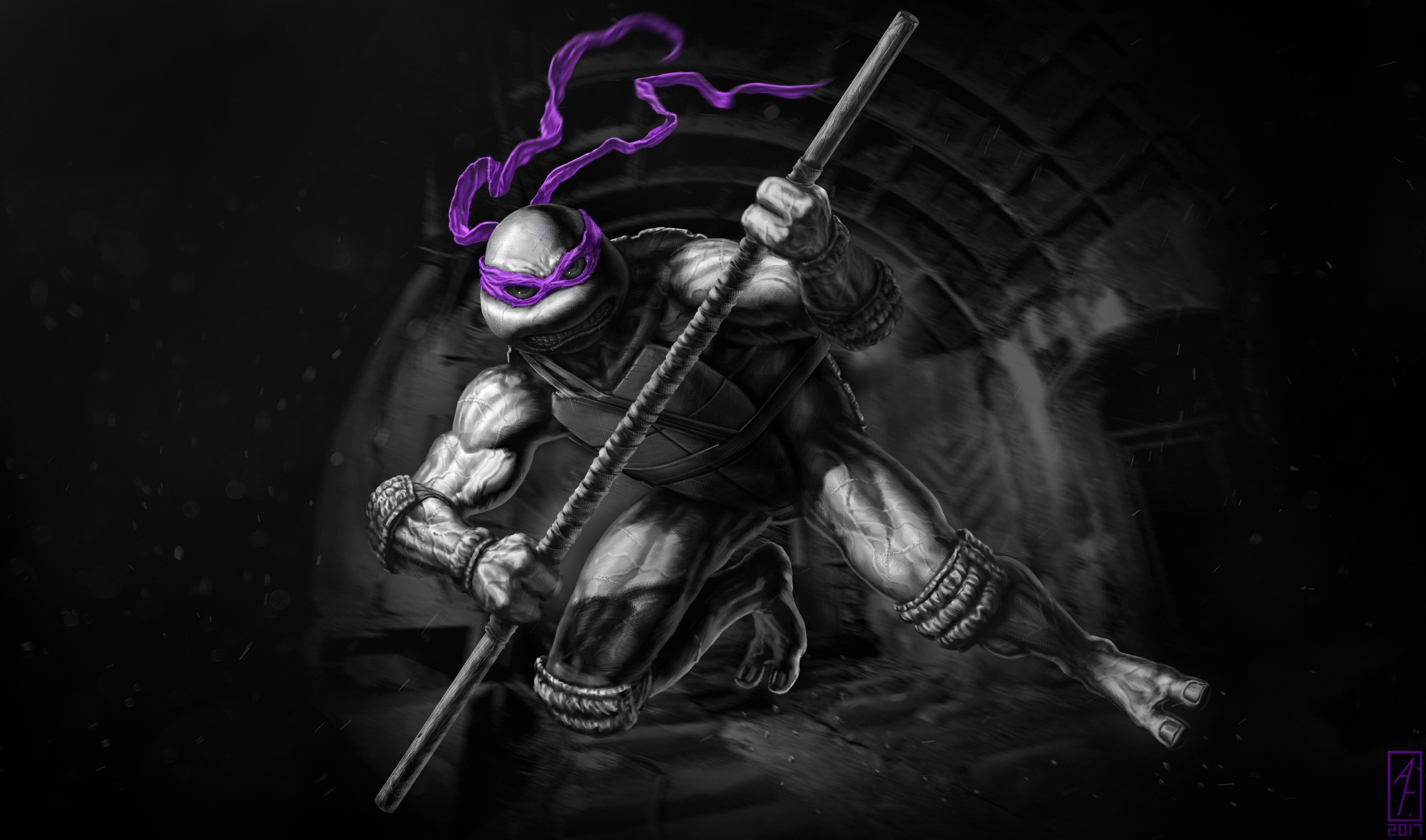 Baixar papel de parede para celular de Donatello (Tmnt), História Em Quadrinhos, Tartarugas Ninja gratuito.