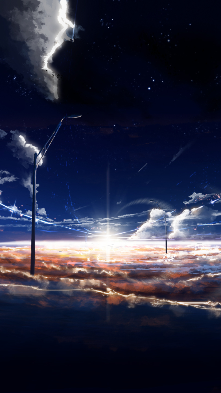 Download mobile wallpaper Anime, Sky, Sun, Cloud, Dress, Original, Sunshine for free.