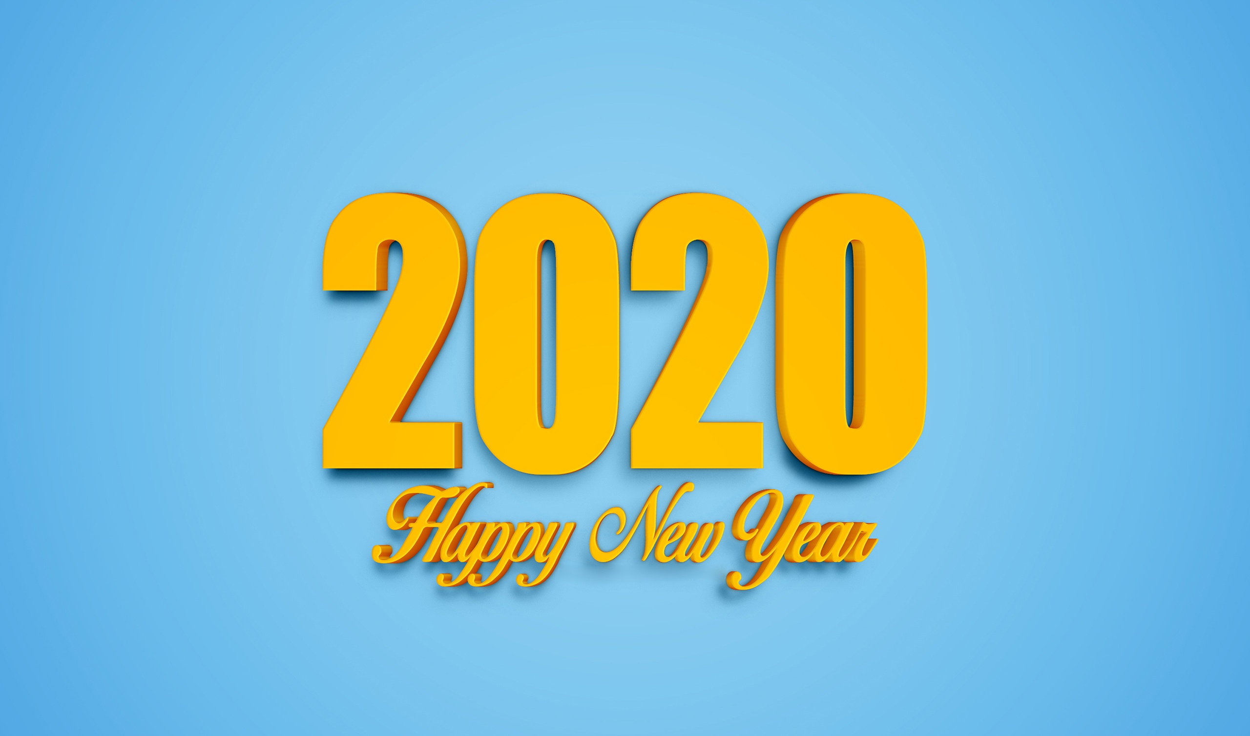 Download mobile wallpaper Holiday, Happy New Year, New Year 2020 for free.