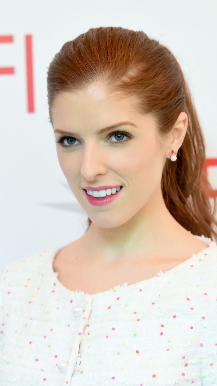 Download mobile wallpaper Smile, Redhead, Blue Eyes, American, Celebrity, Actress, Anna Kendrick for free.