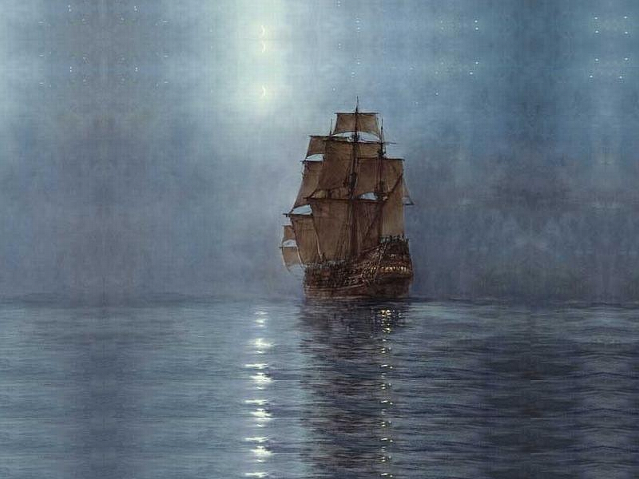 Download mobile wallpaper Fantasy, Ship for free.