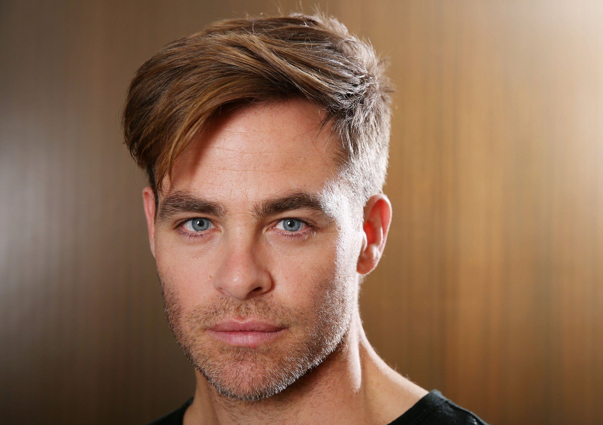 Download mobile wallpaper Chris Pine, Face, Blue Eyes, American, Celebrity, Actor for free.