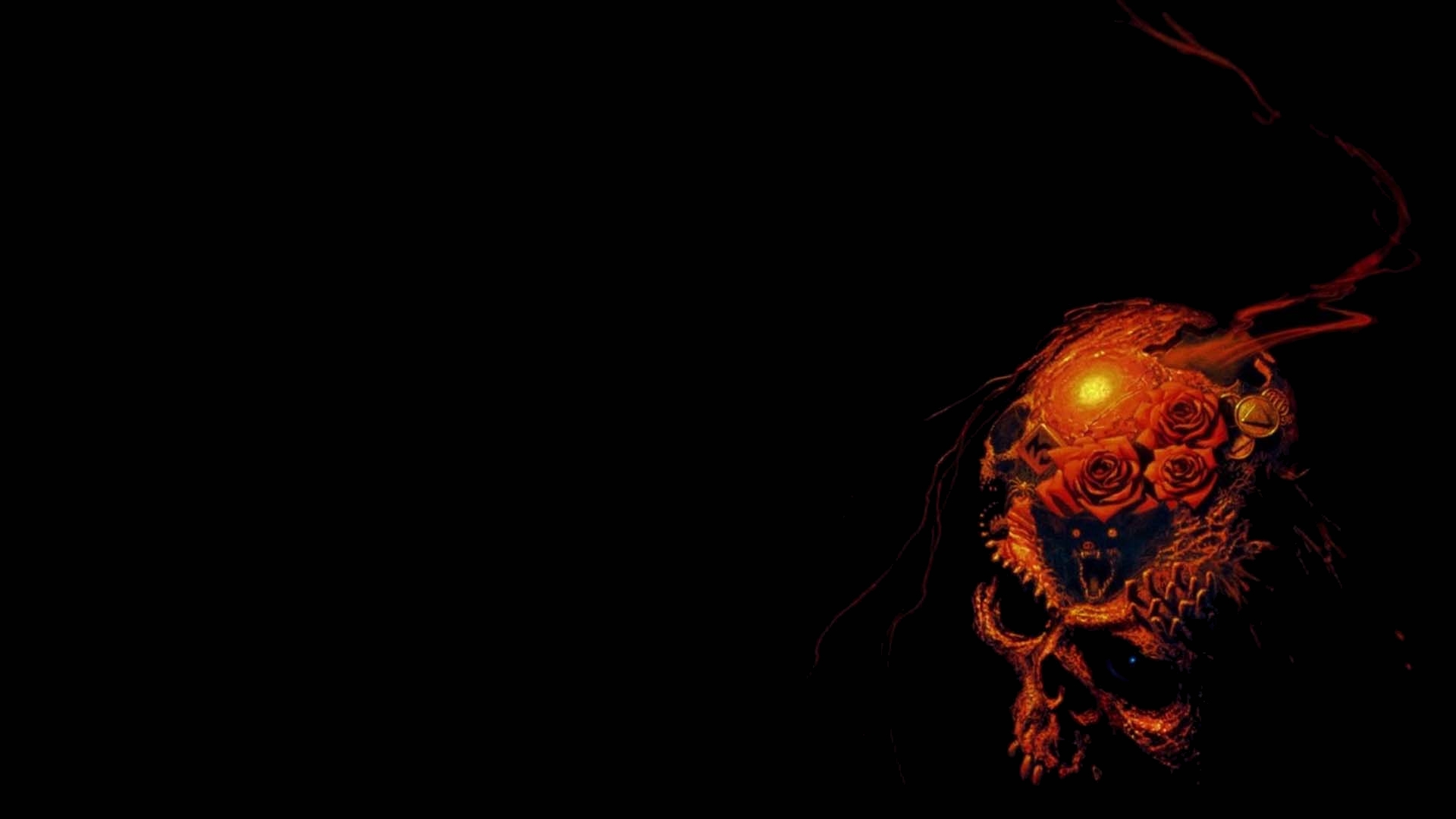 Free download wallpaper Dark, Skull on your PC desktop