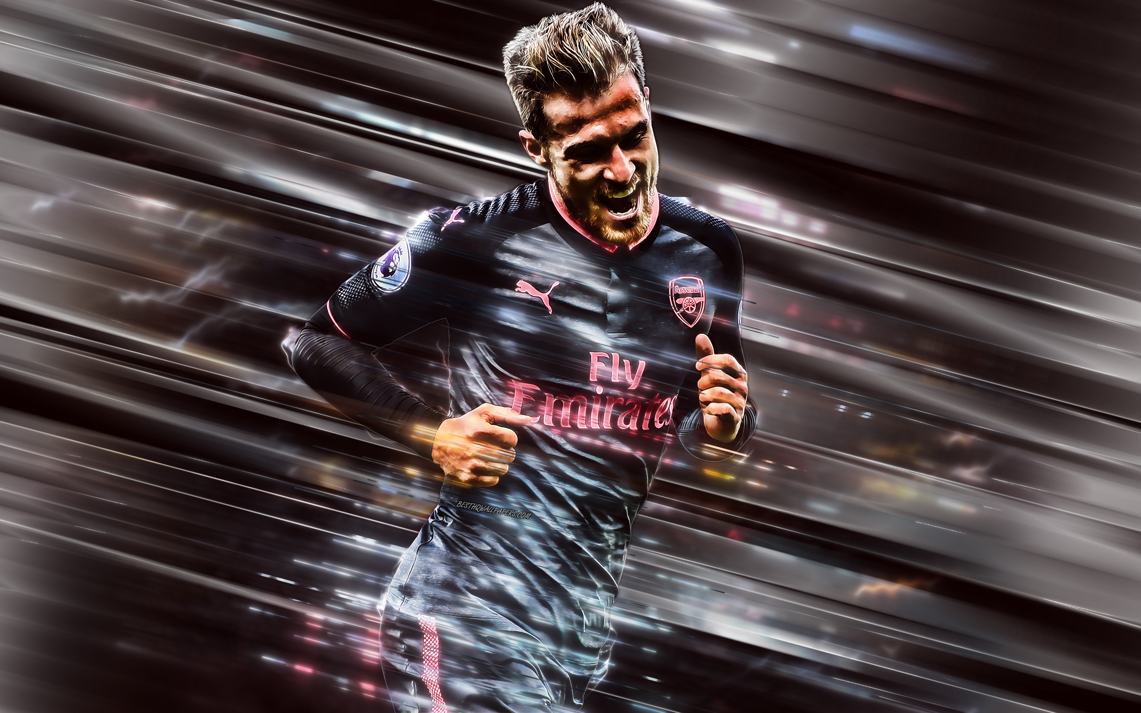 Free download wallpaper Sports, Soccer, Arsenal F C, Welsh, Aaron Ramsey on your PC desktop