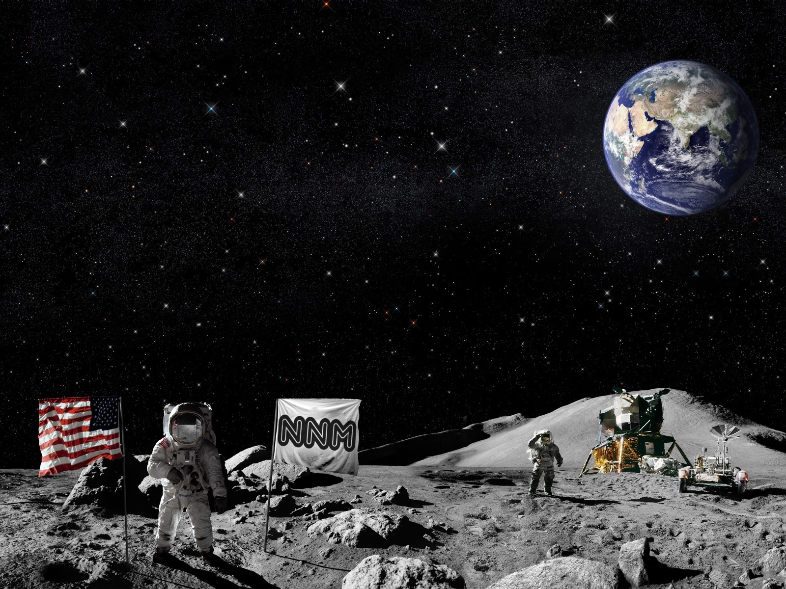 Download mobile wallpaper Landscape, Universe, Moon for free.