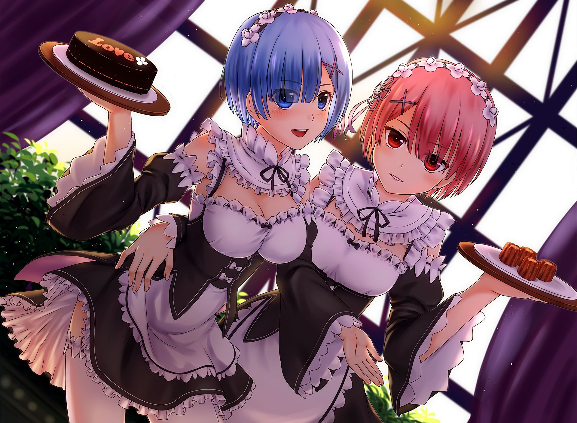 Baixar papel de parede para celular de Anime, Re:zero Começando A Vida Em Outro Mundo, Ram (Re:zero), Rem (Re:zero) gratuito.