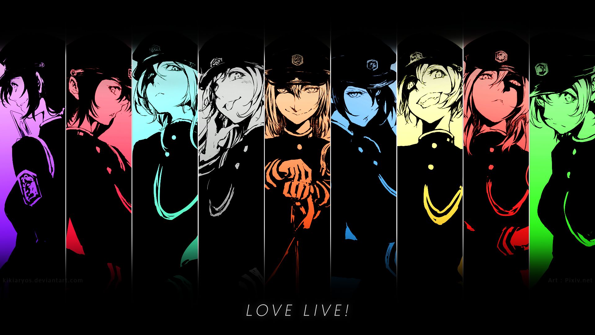 Free download wallpaper Anime, Maki Nishikino, Eri Ayase, Hanayo Koizumi, Honoka Kousaka, Kotori Minami, Nico Yazawa, Nozomi Tojo, Rin Hoshizora, Umi Sonoda, Love Live! on your PC desktop