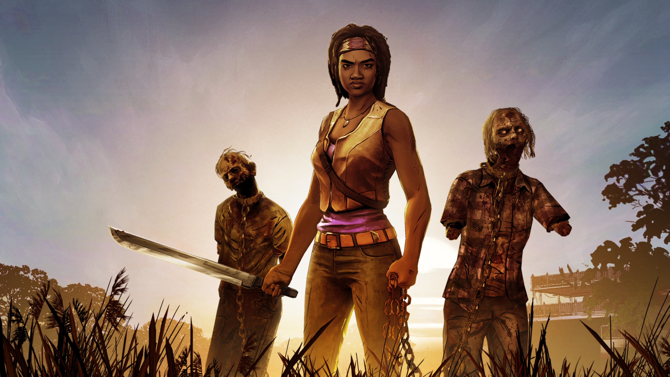 Die besten The Walking Dead: Michonne-Hintergründe für den Telefonbildschirm