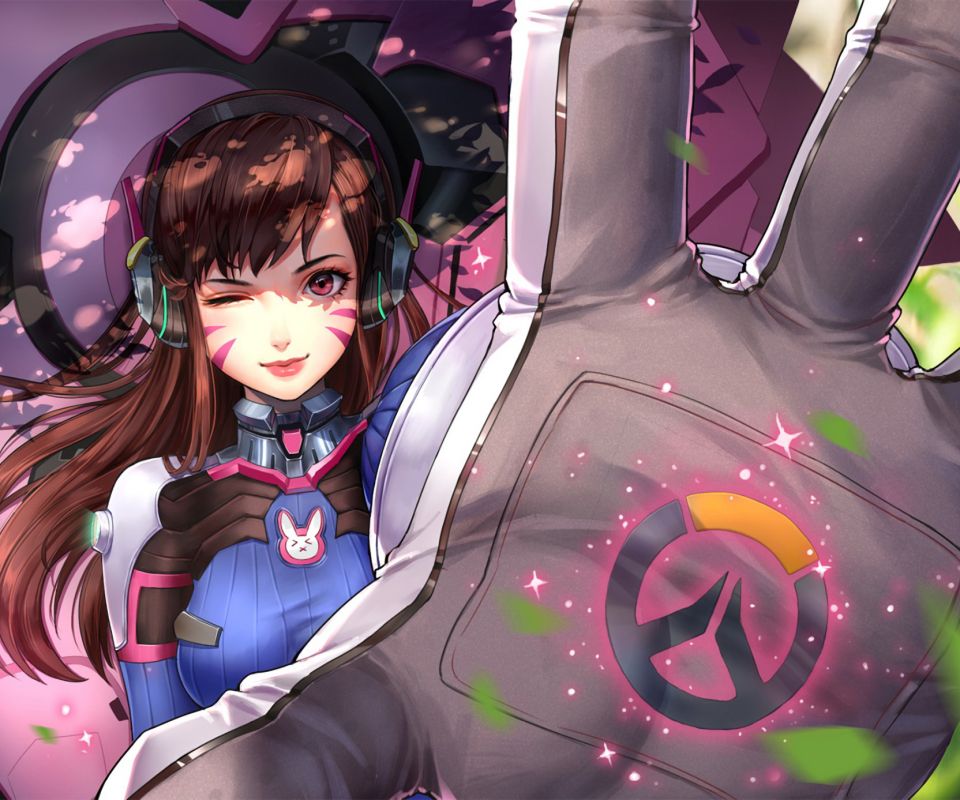 Descarga gratuita de fondo de pantalla para móvil de Overwatch, Videojuego, D Va (Supervisión).