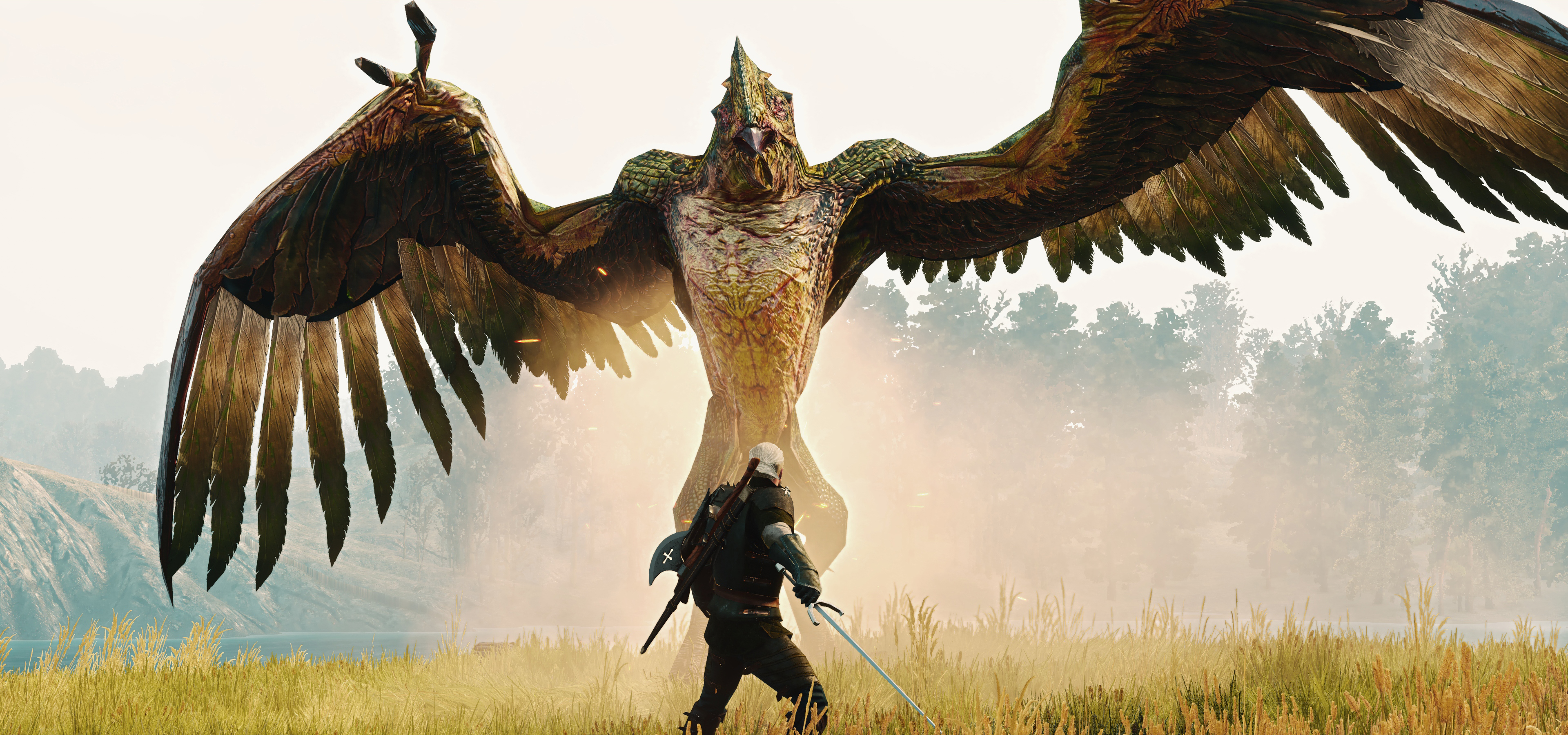 Free download wallpaper Warrior, Creature, Video Game, The Witcher, Geralt Of Rivia, The Witcher 3: Wild Hunt on your PC desktop