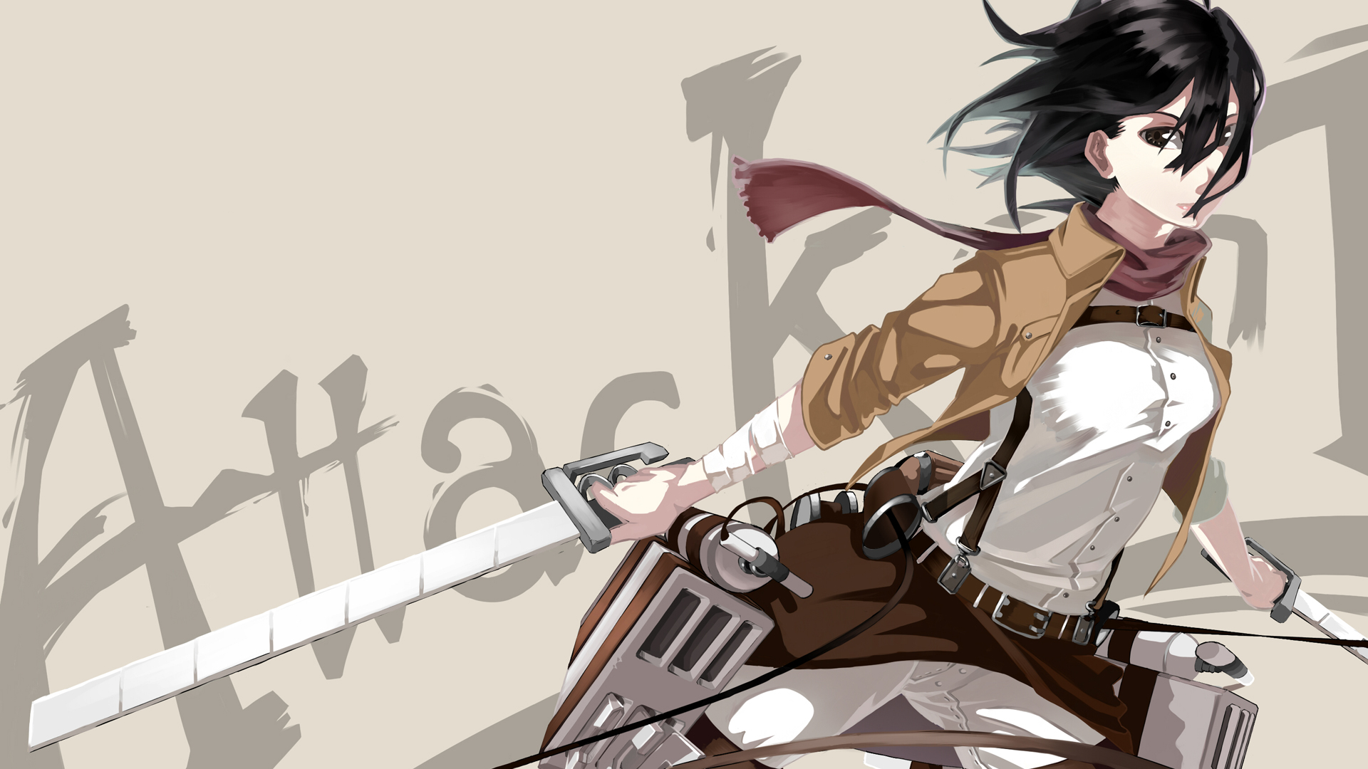 Baixe gratuitamente a imagem Mikasa Ackerman, Ataque Dos Titãs, Anime na área de trabalho do seu PC