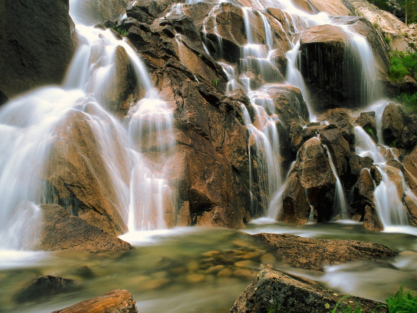 Handy-Wallpaper Landschaft, Wasserfälle kostenlos herunterladen.