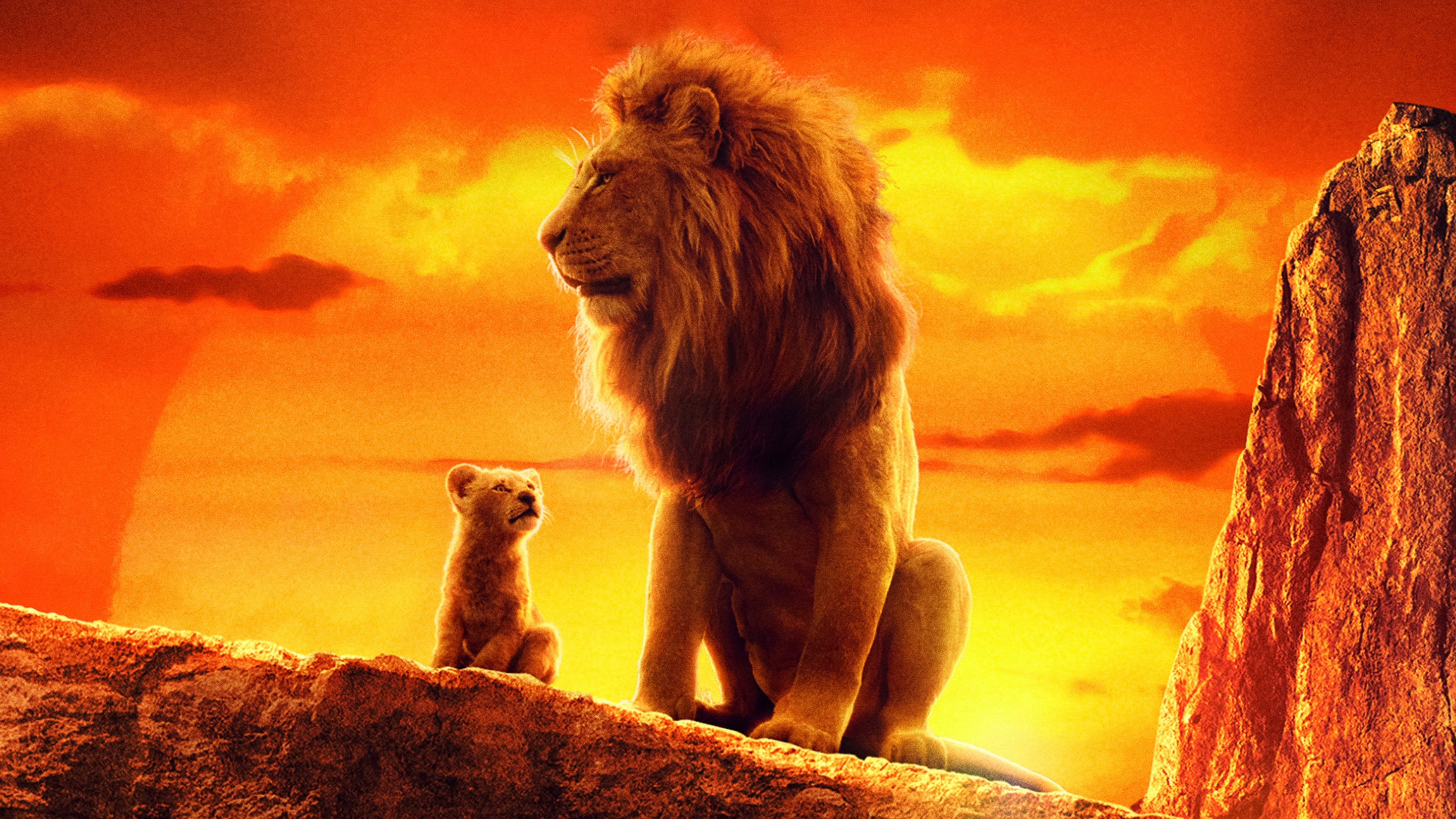 961453 descargar fondo de pantalla películas, el rey león (2019), mufasa (el rey león), simba: protectores de pantalla e imágenes gratis