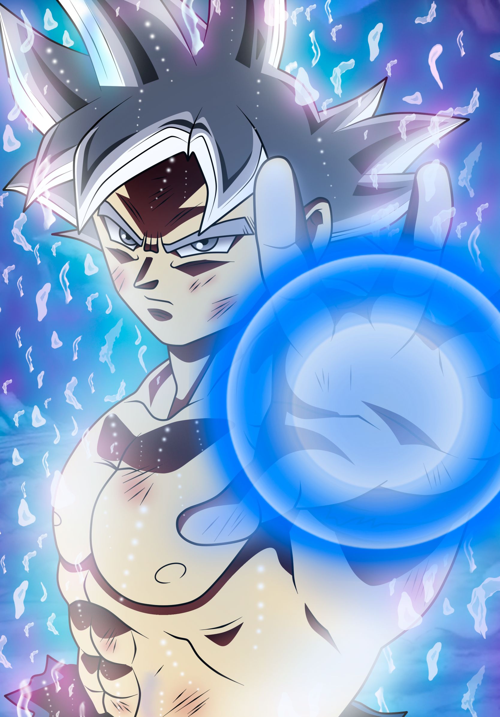 Free download wallpaper Anime, Dragon Ball, Goku, Dragon Ball Super, Ultra Instinct (Dragon Ball) on your PC desktop