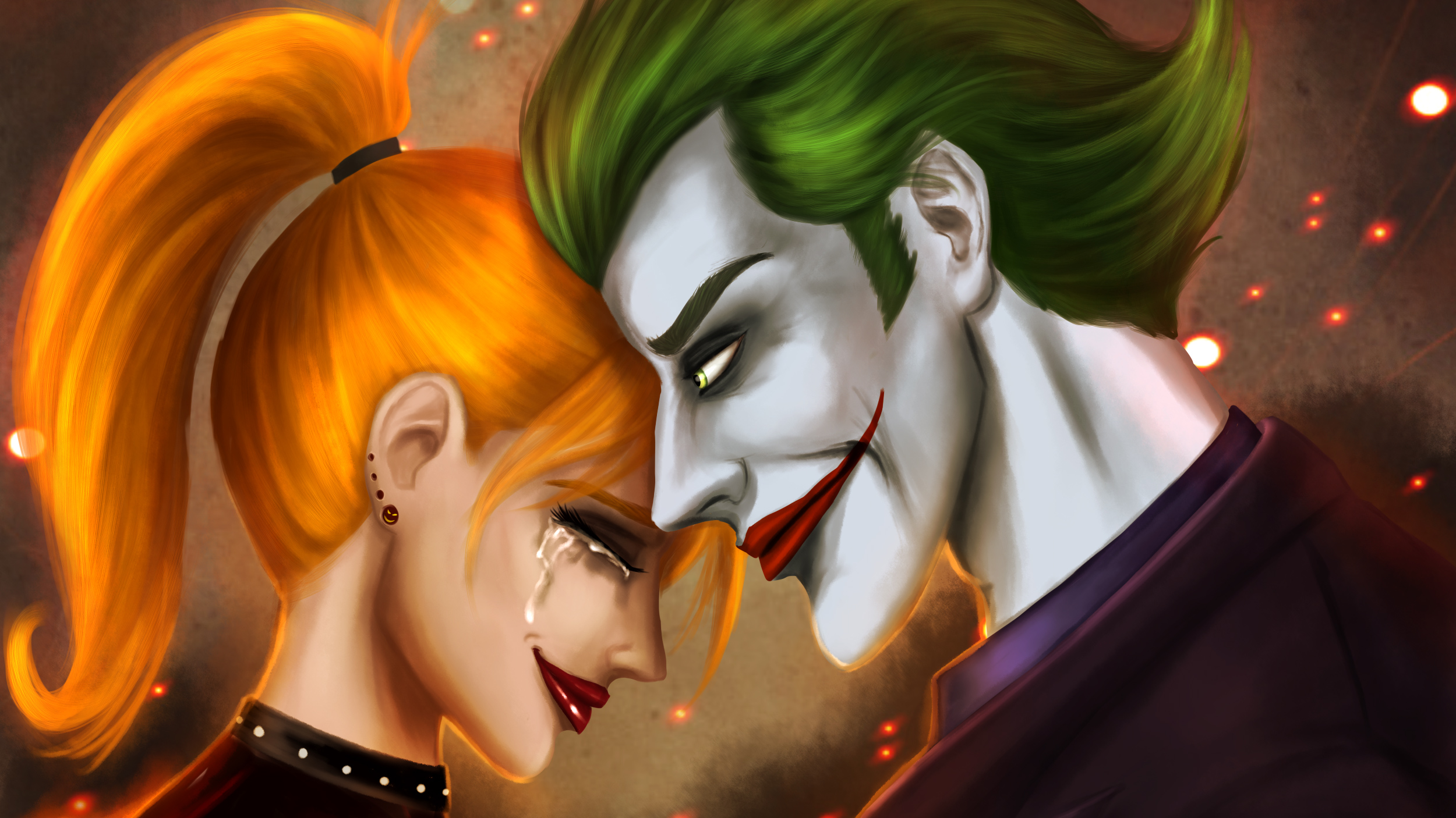 Handy-Wallpaper Joker, Comics, Harley Quinn, Dc Comics kostenlos herunterladen.