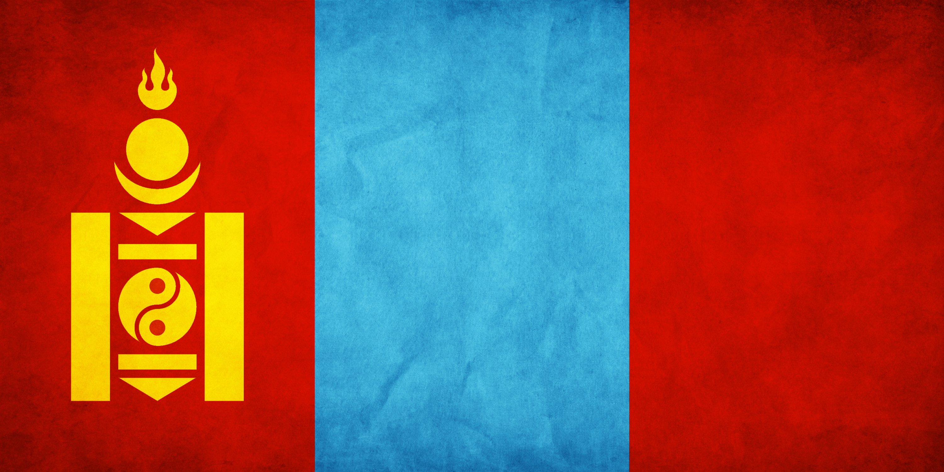Завантажити шпалери Прапор Монголії на телефон безкоштовно