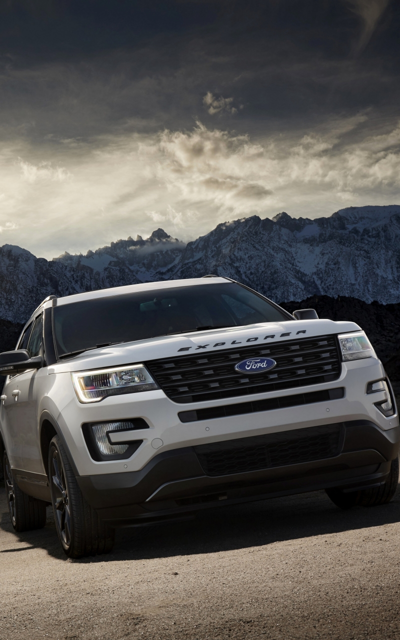 Download mobile wallpaper Ford, Car, Suv, Ford Explorer, Vehicles, White Car for free.