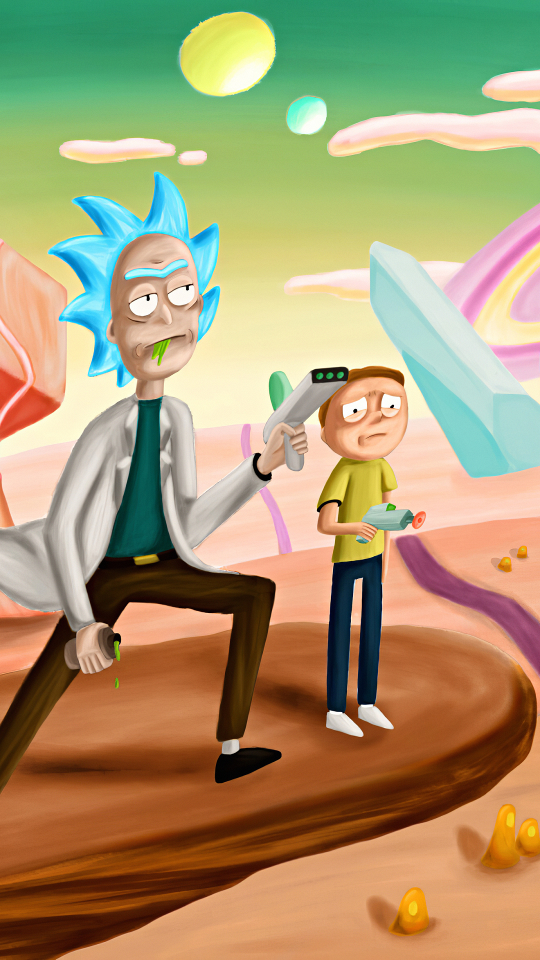 Téléchargez des papiers peints mobile Séries Tv, Rick Sanchez, Morty Smith, Rick Et Morty gratuitement.