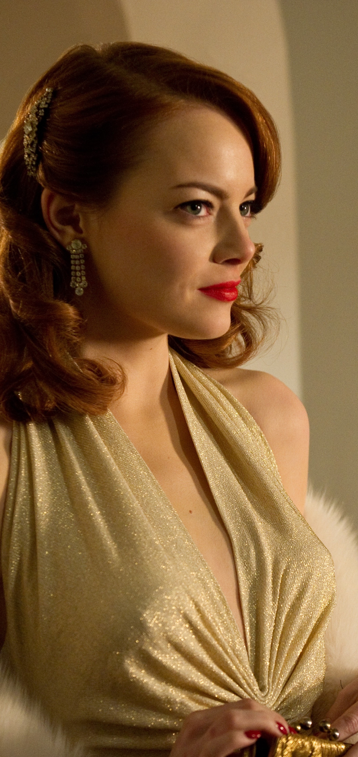 Handy-Wallpaper Emma Stone, Filme, Gangster Squad kostenlos herunterladen.